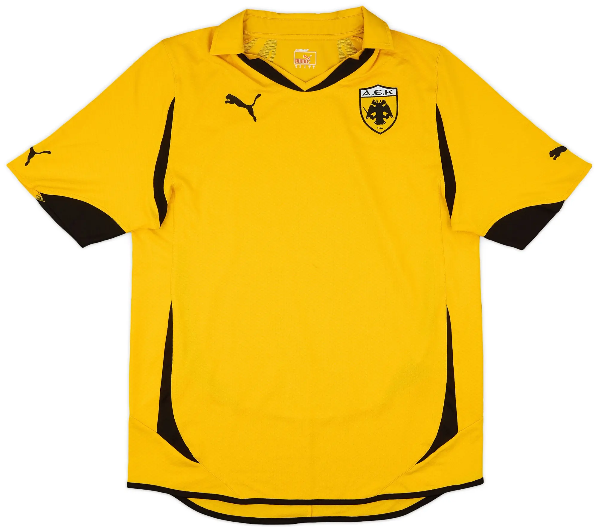 Puma 2011-12 AEK Athens Home Shirt - 8/10 - (L)