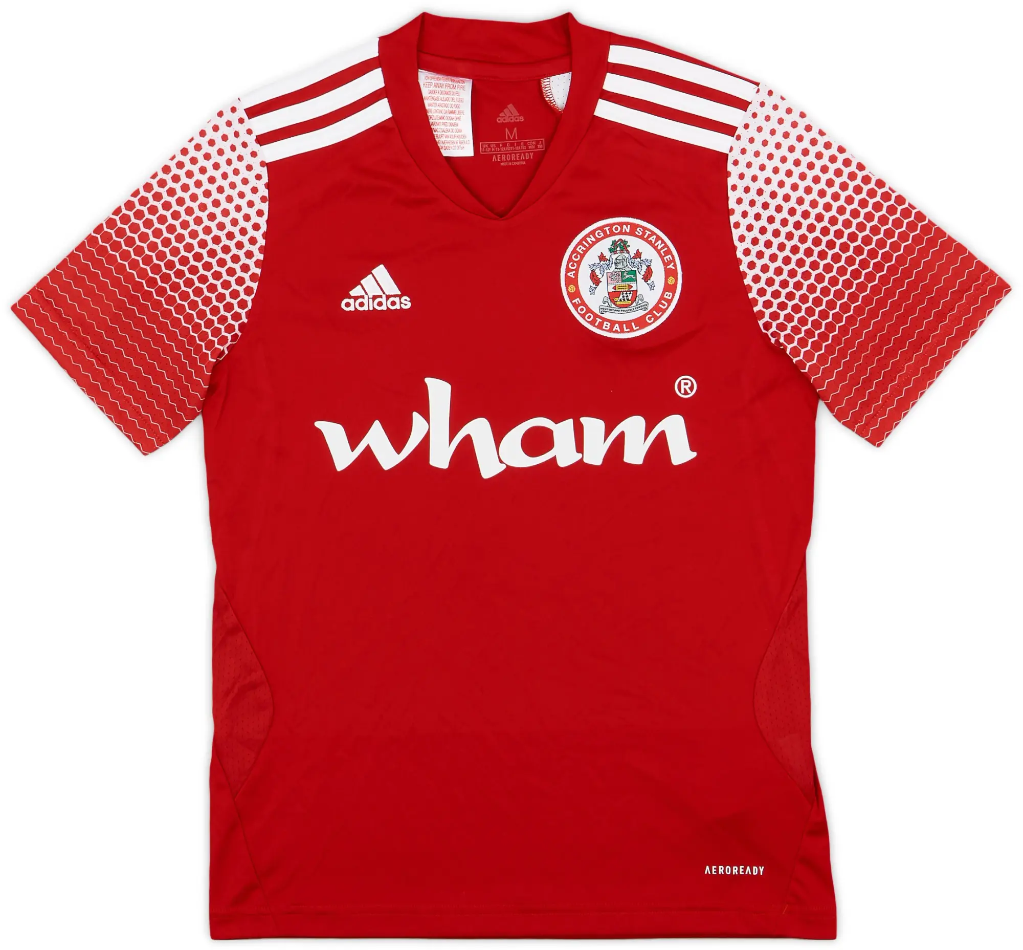adidas 2020-22 Accrington Stanley Home Shirt - 9/10 - (M.Boys)
