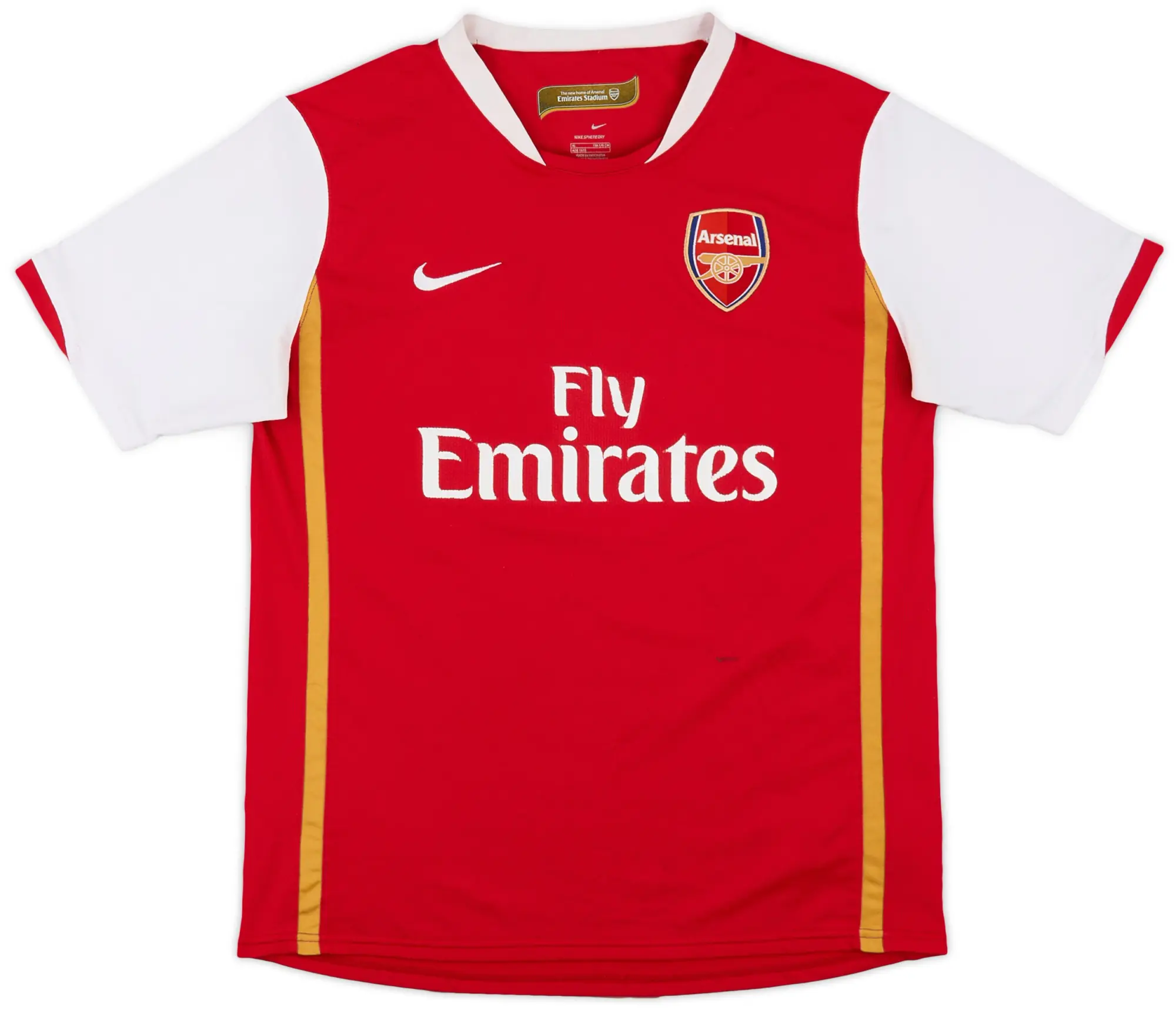 Nike 2006-08 Arsenal Home Shirt - 8/10 - (XL.Boys)