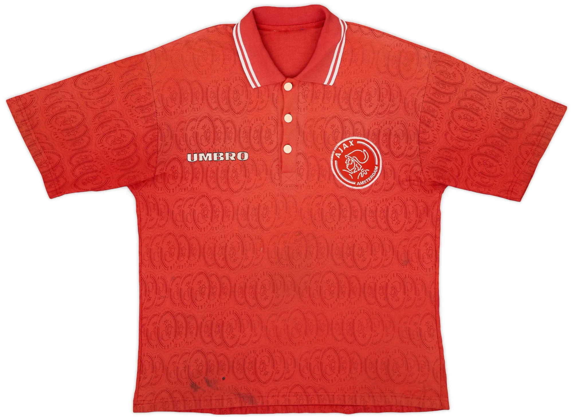 1998-99 Ajax Umbro Polo Shirt - 6/10 - (L)