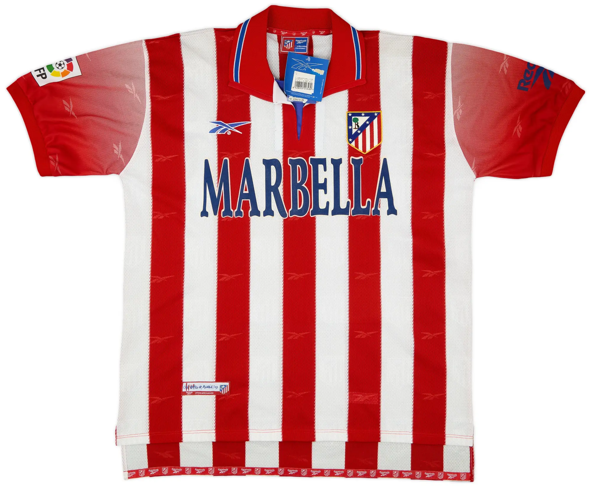 Reebok 1998-99 Atletico Madrid Home Shirt (XL)