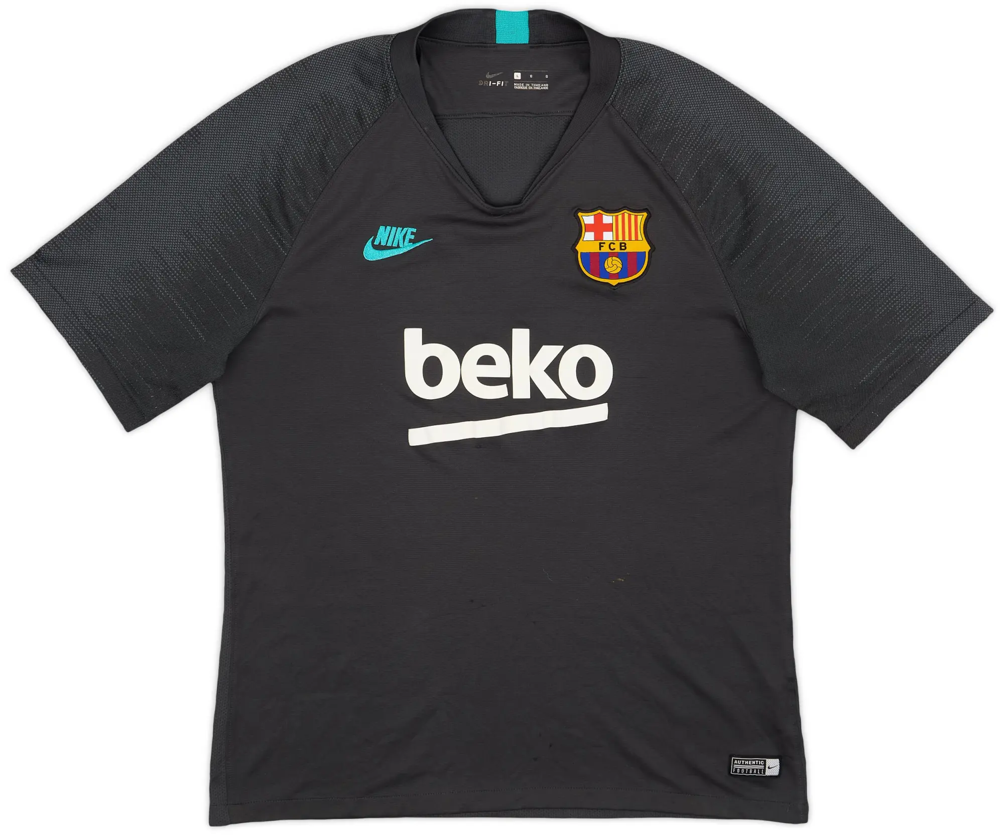 2019-20 Barcelona Nike Training Shirt - 8/10 - (M)
