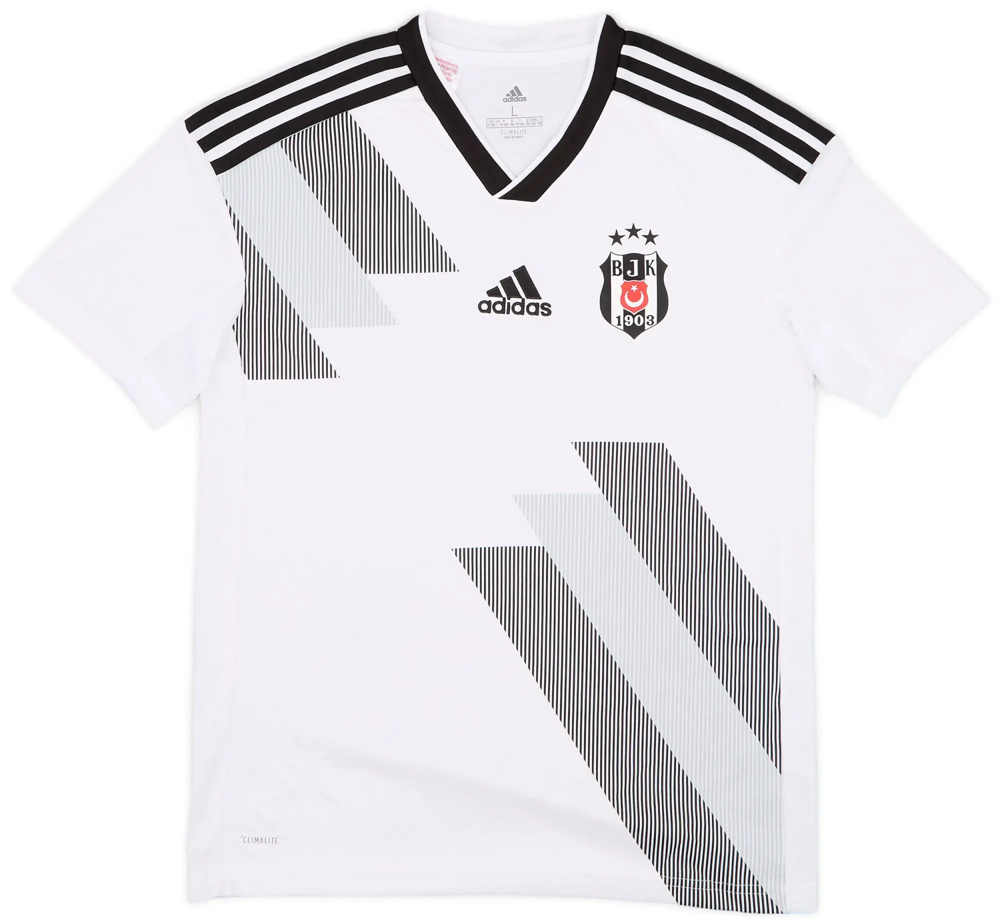 adidas 2019-20 Besiktas Home Shirt - 9/10 - (L.Boys)