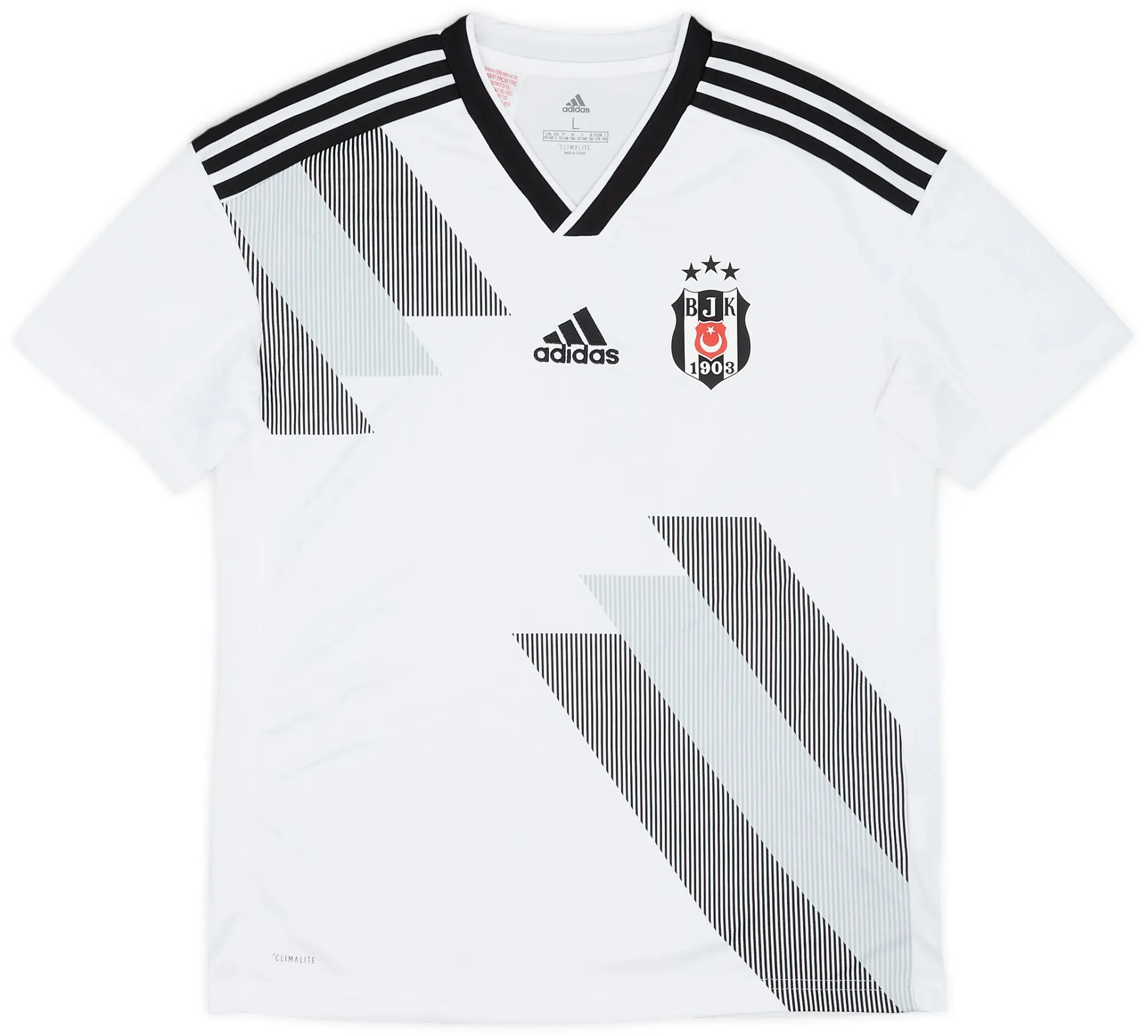 adidas 2019-20 Besiktas Home Shirt - 9/10 - (L.Boys)