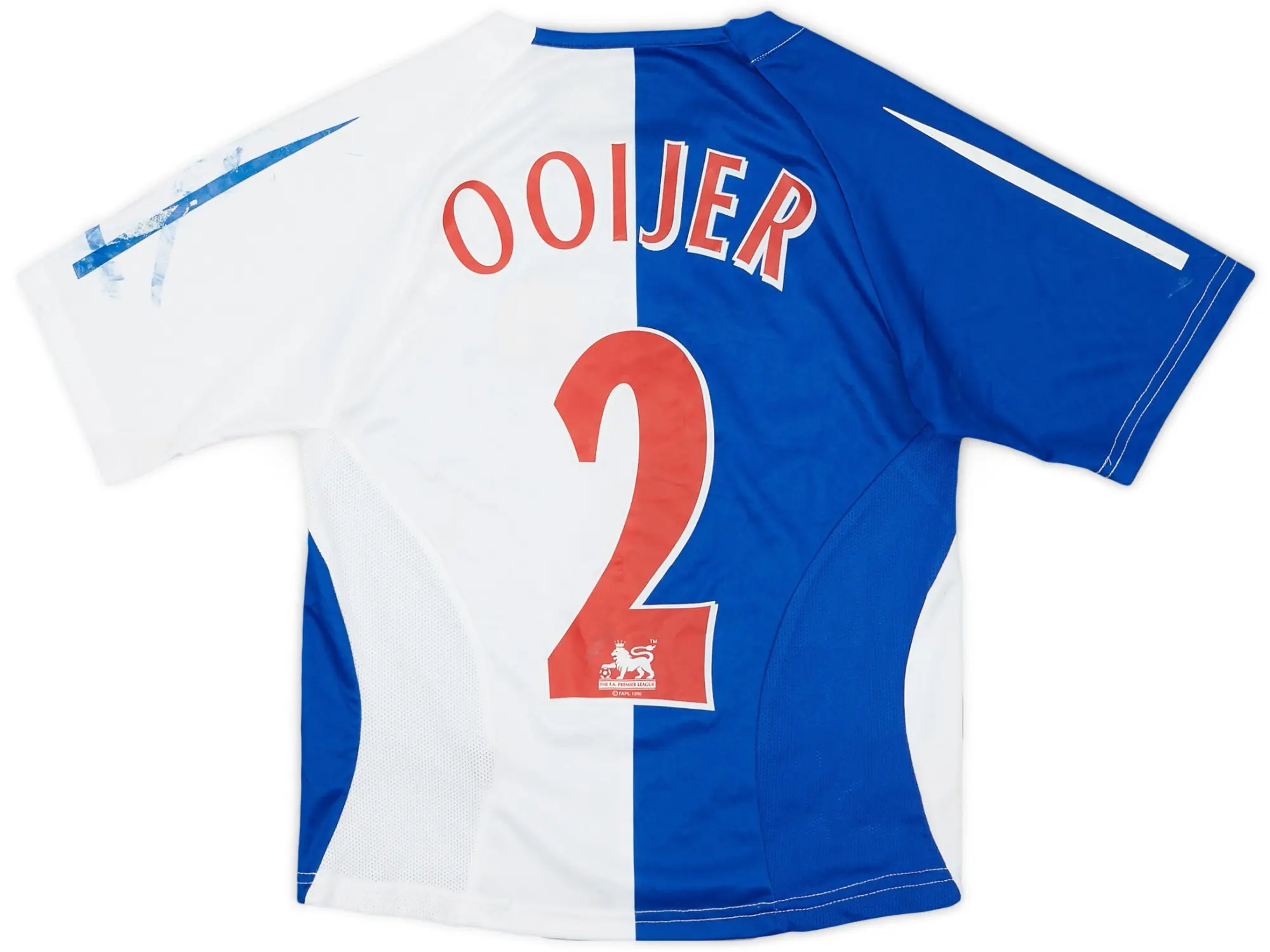 2006-07 Blackburn Home Shirt Ooijer #2 - 4/10 - (S.Boys)