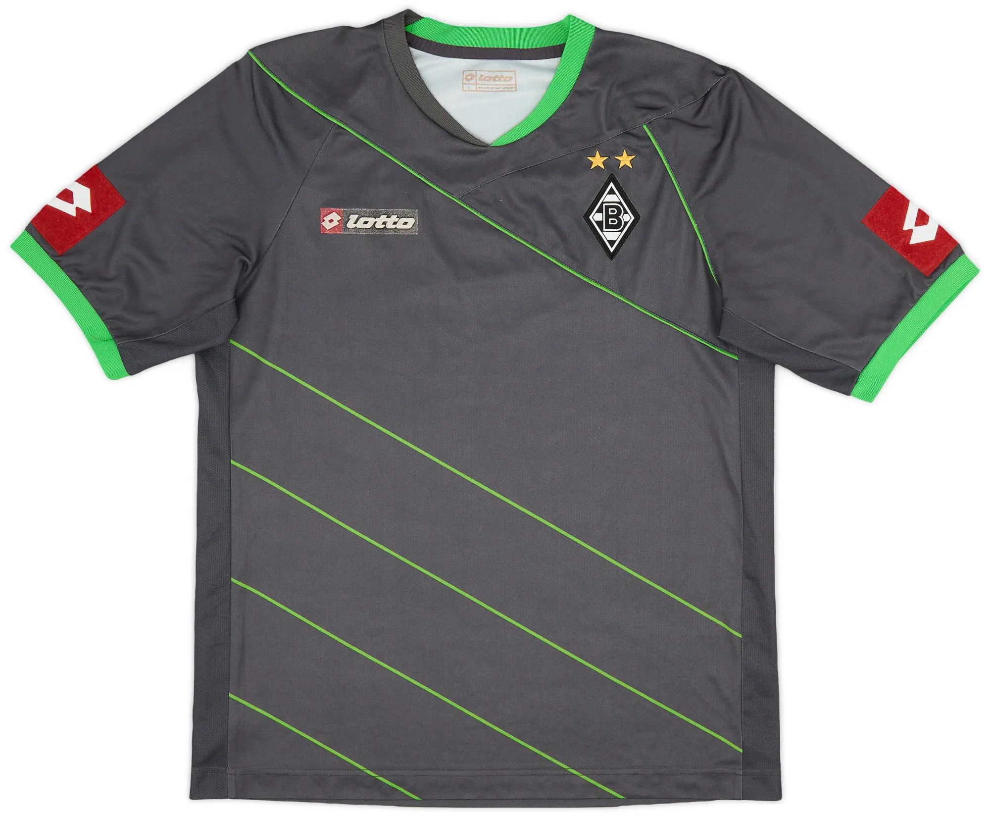 Lotto 2011-12 Borussia Monchengladbach Away Shirt - 6/10 - (L)