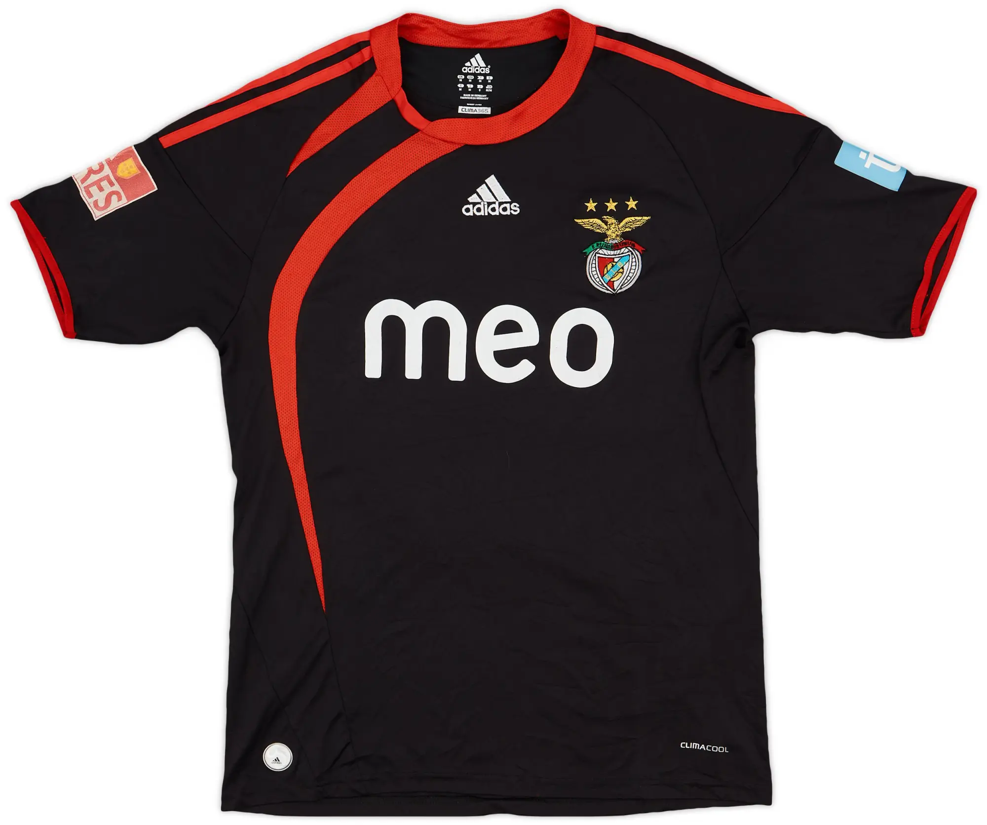 adidas 2009-10 Benfica Away Shirt - 6/10 - (M)