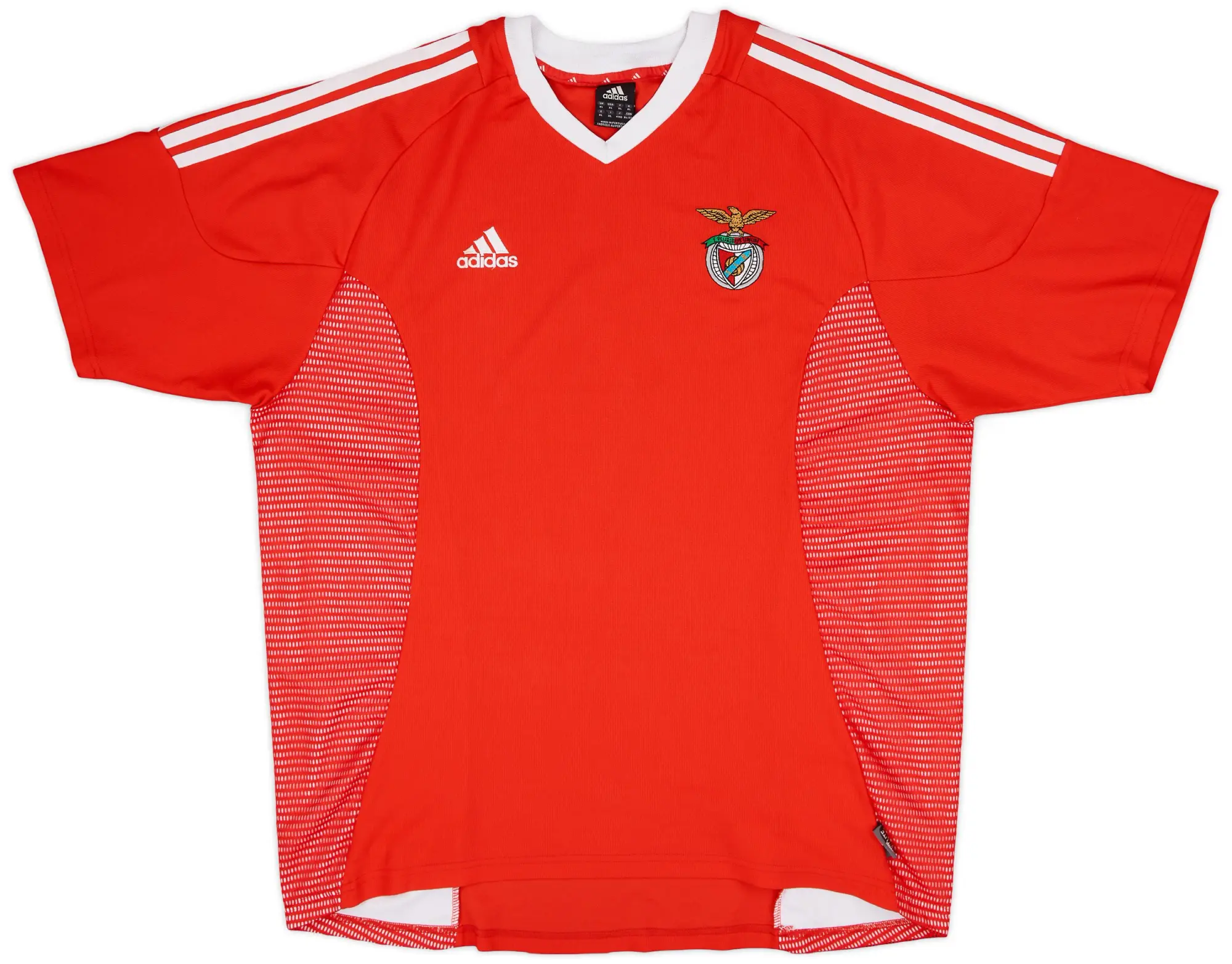 adidas 2002-03 Benfica Home Shirt - 9/10 - (XL)