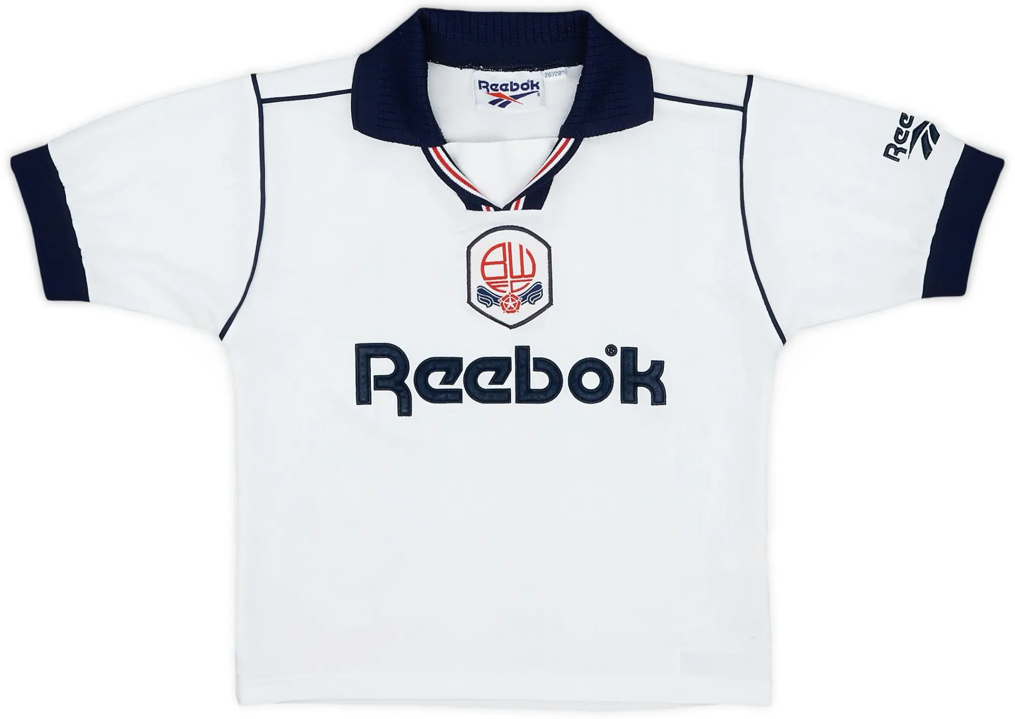 Reebok 1995-97 Bolton Home Shirt - 8/10 - (5-6 Years)