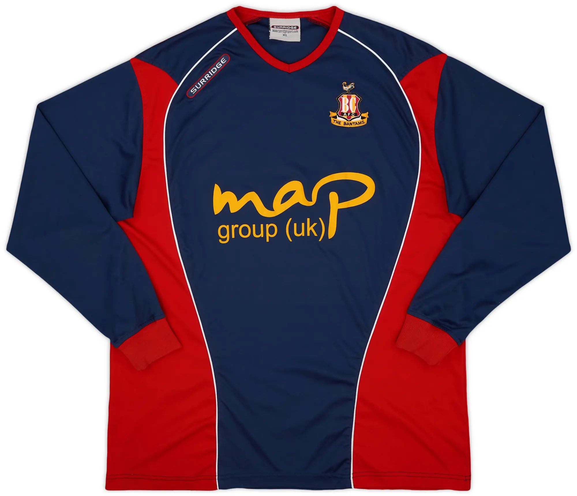2009-10 Bradford City Home L/S Shirt - 9/10 - (XL)