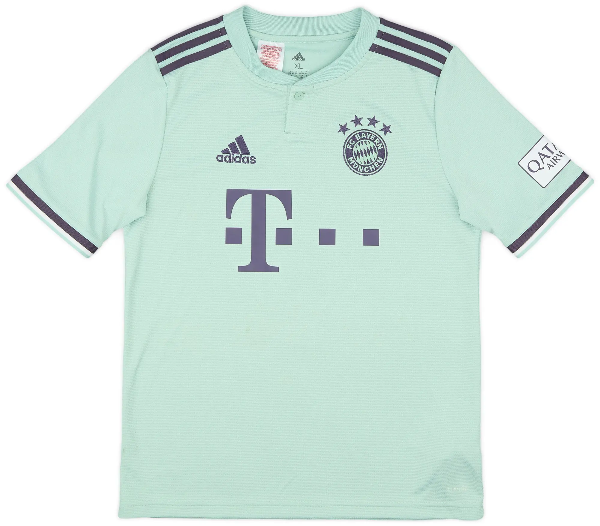 adidas 2018-19 Bayern Munich Away Shirt - 8/10 - (XL.Boys)