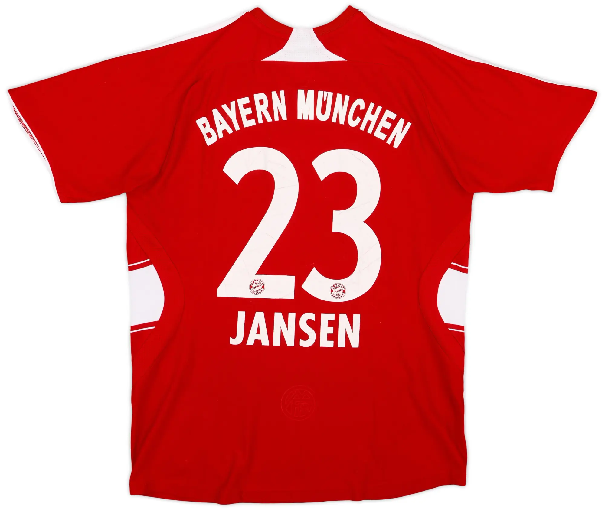 adidas 2007-08 Bayern Munich Home Shirt Jansen #23 - 5/10 - (XL.Boys)