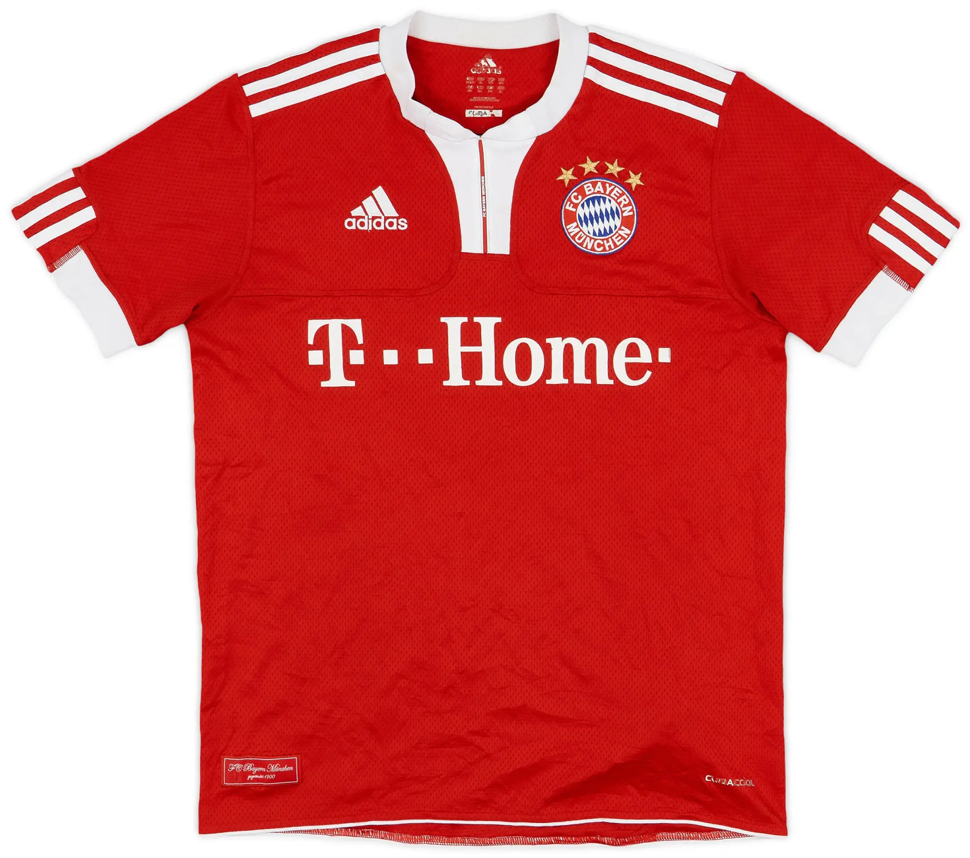 adidas 2009-10 Bayern Munich Home Shirt - 6/10 - (XL.Boys)