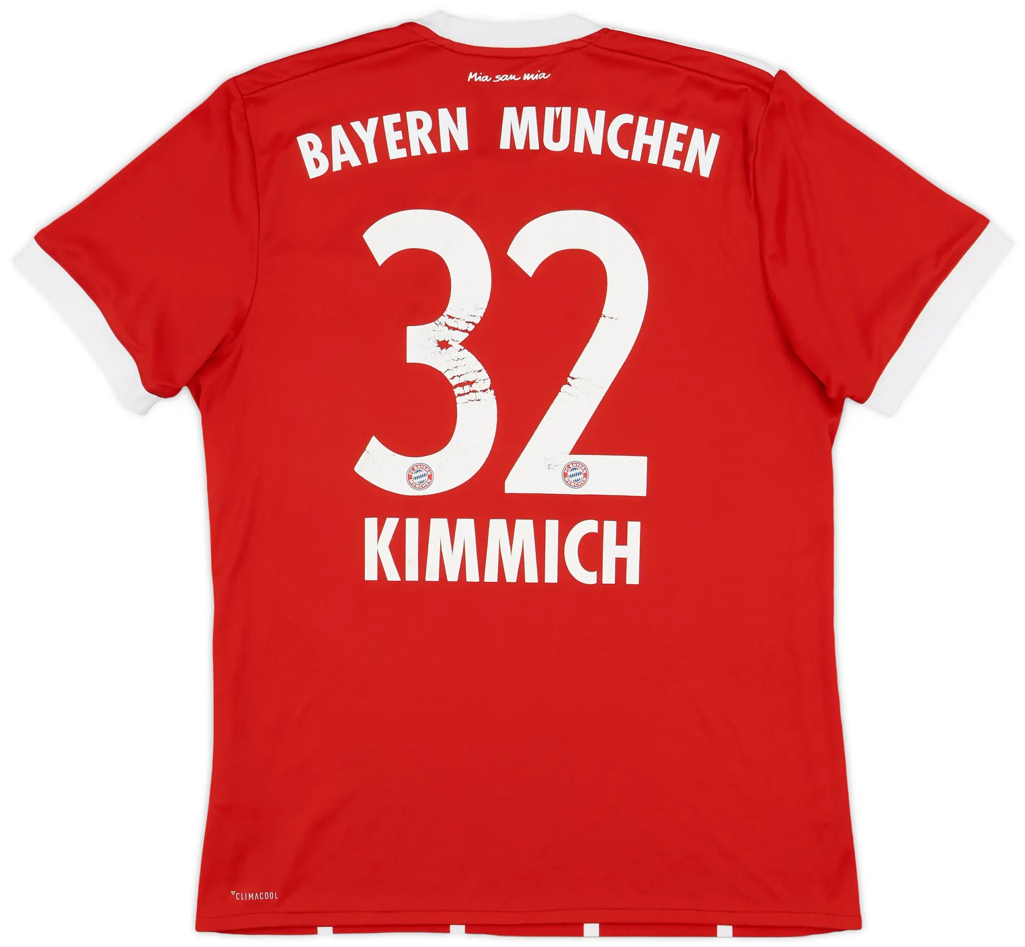 adidas 2017-18 Bayern Munich Home Shirt Kimmich #32 - 5/10 - (M)