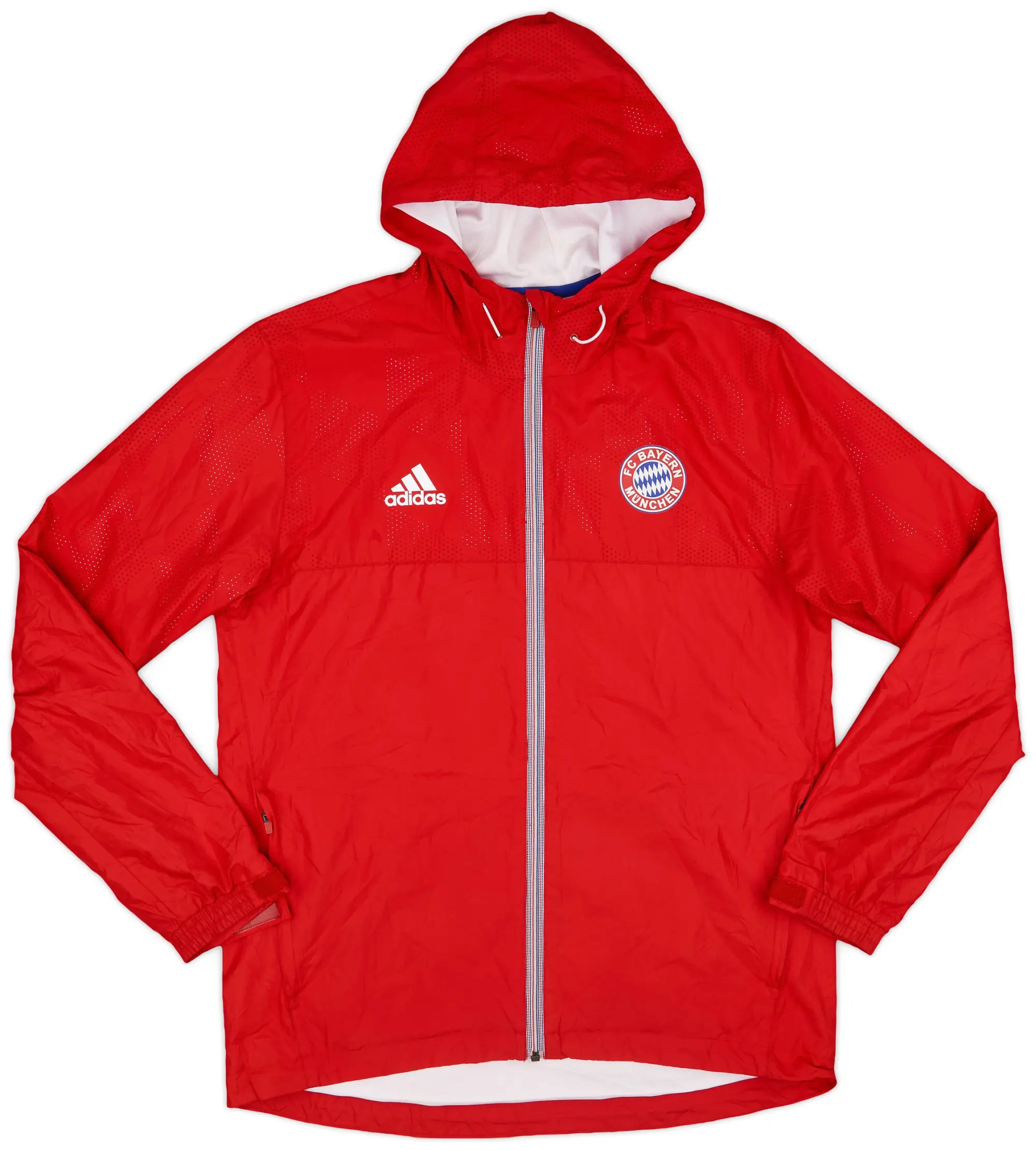 2013-14 Bayern Munich adidas Hooded Track Jacket - 7/10 - (L)
