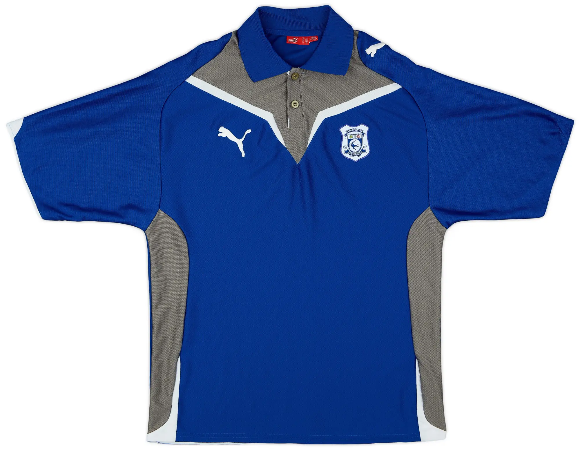 2009-10 Cardiff Puma Polo Shirt - 9/10 - (M)