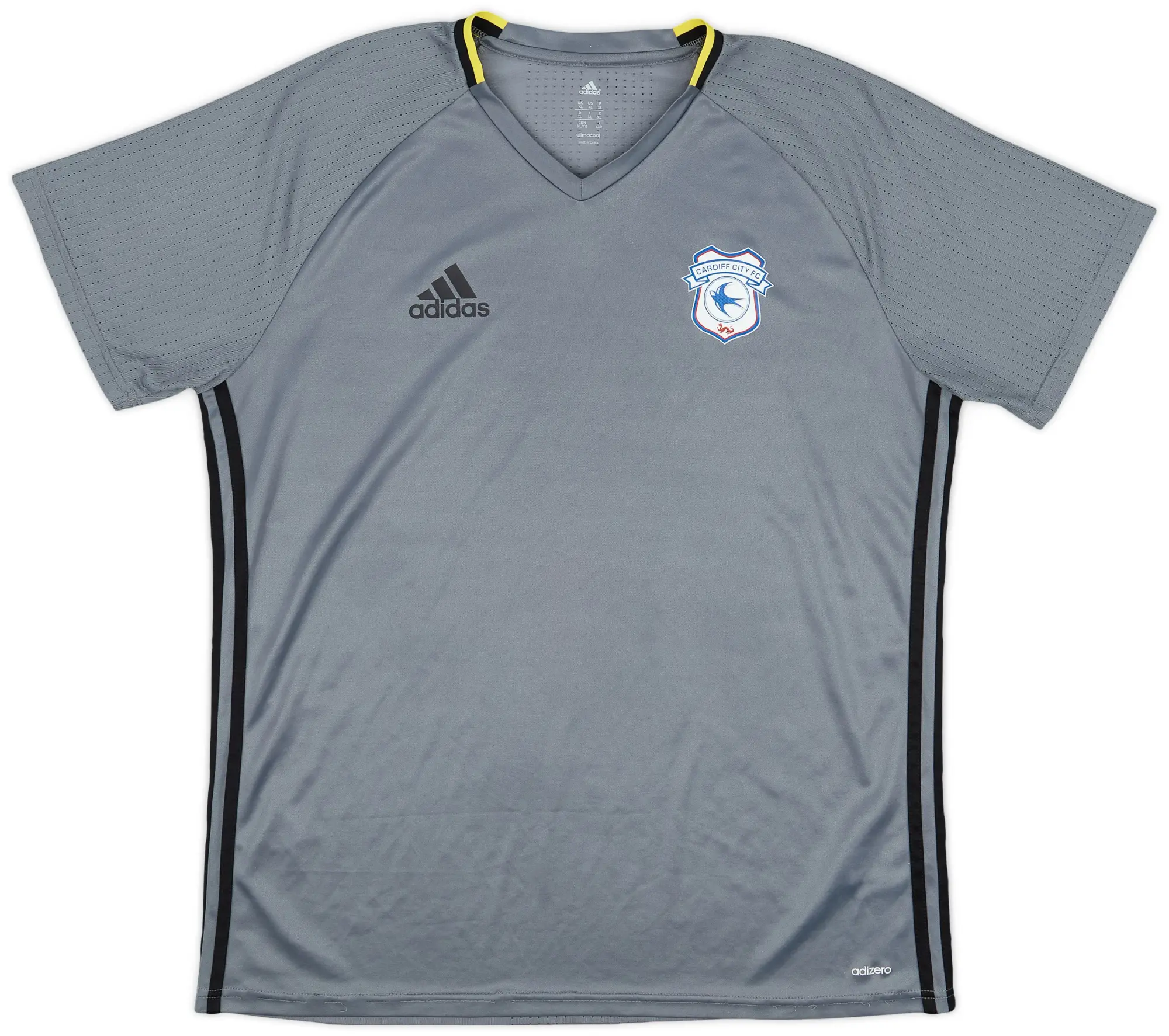 2015-16 Cardiff City adidas Training Shirt - 9/10 - (XL)