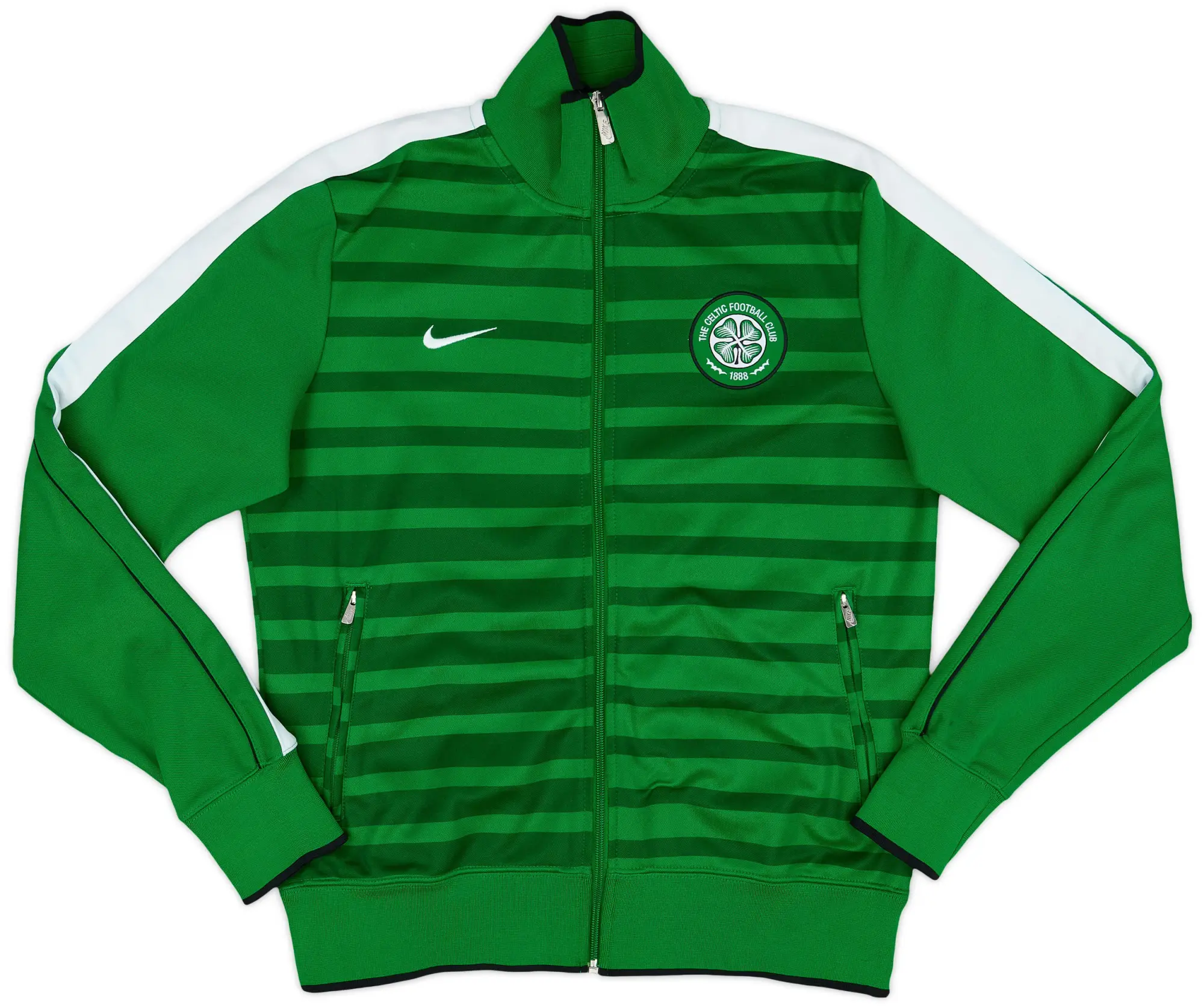 2011-12 Celtic Nike N98 Track Jacket - 8/10 - (M)