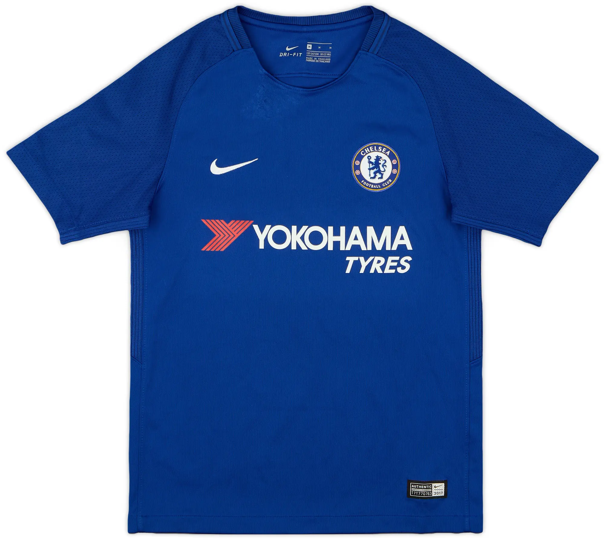 adidas 2017-18 Chelsea Home Shirt - 8/10 - (M.Boys)