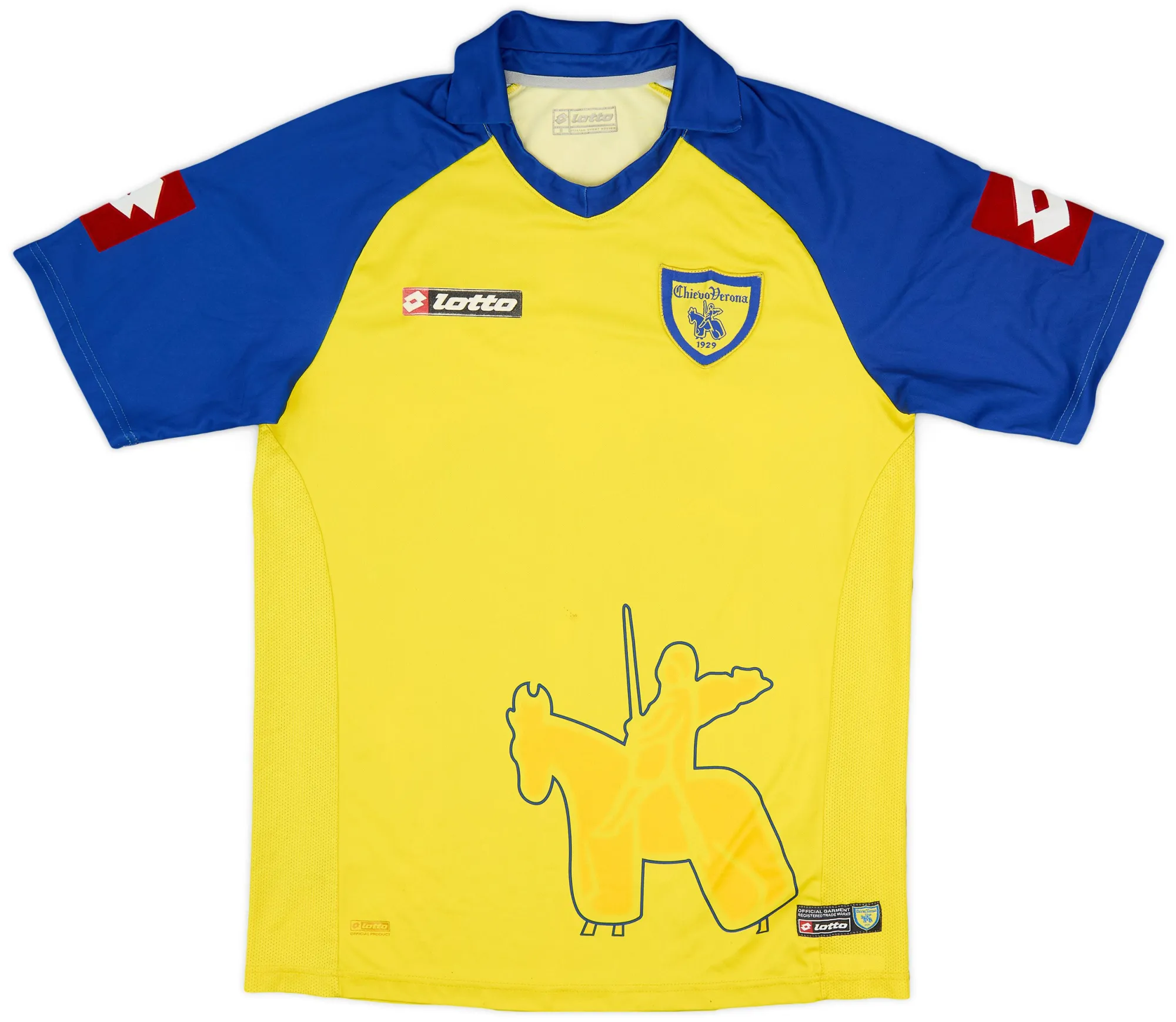 Lotto Chievo Mens SS Home Shirt 2008/09