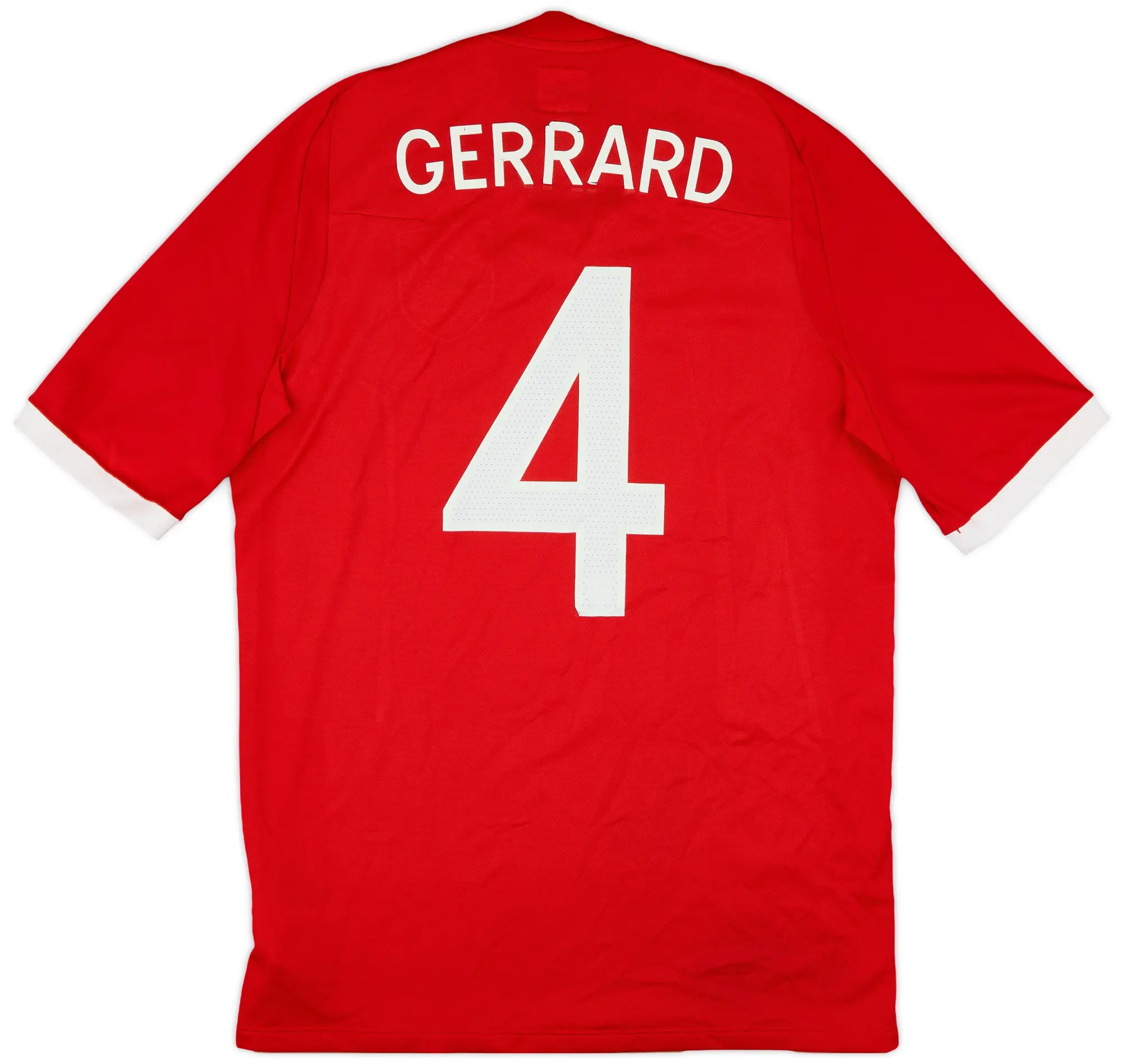 Umbro 2010-11 England Away Shirt Gerrard #4 - 6/10 - (M)