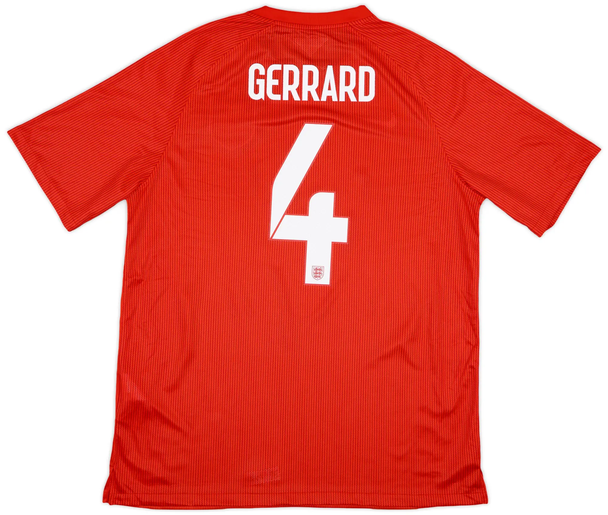 Nike 2014-15 England Authentic Away Shirt Gerrard #4 (XL)