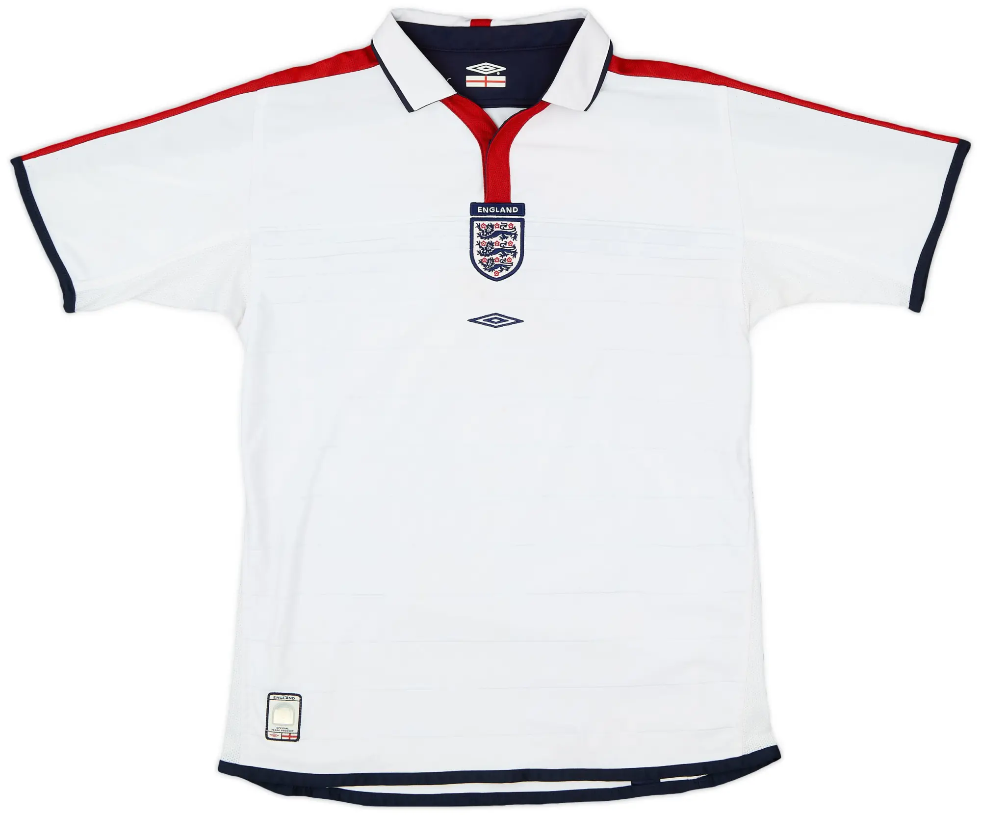 Umbro 2003-05 England Home Shirt - 8/10 - (XL.Boys)