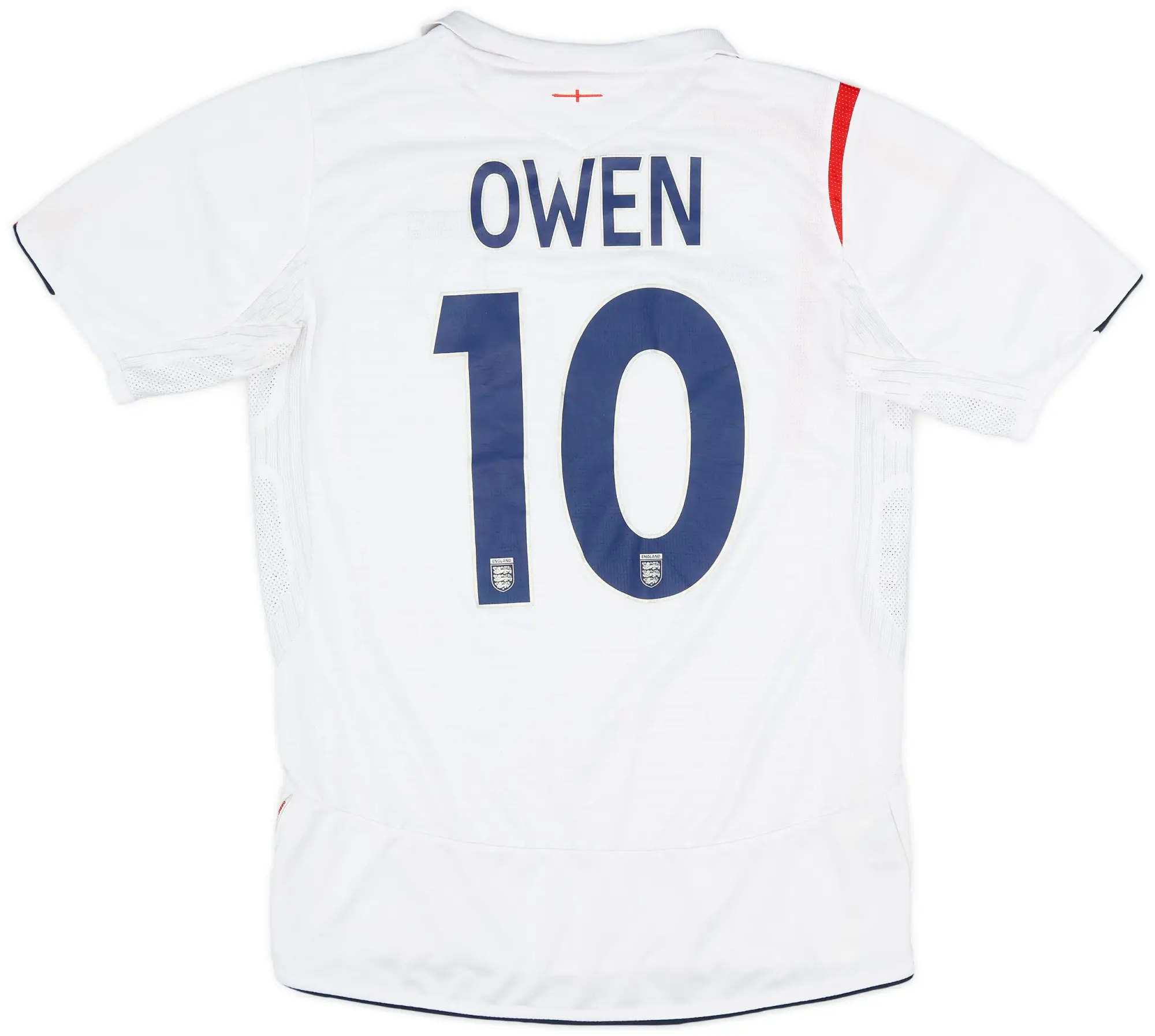 Umbro 2005-07 England Home Shirt Owen #10 - 7/10 - (S)