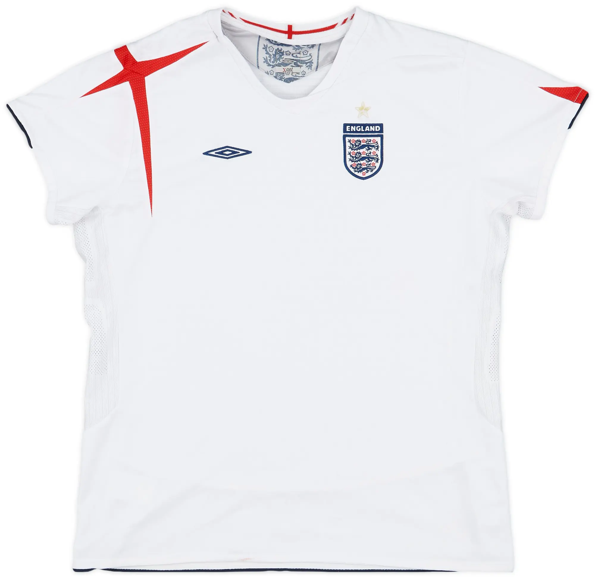 2005-07 England Umbro Home Shirt - 8/10 - (Women's L)