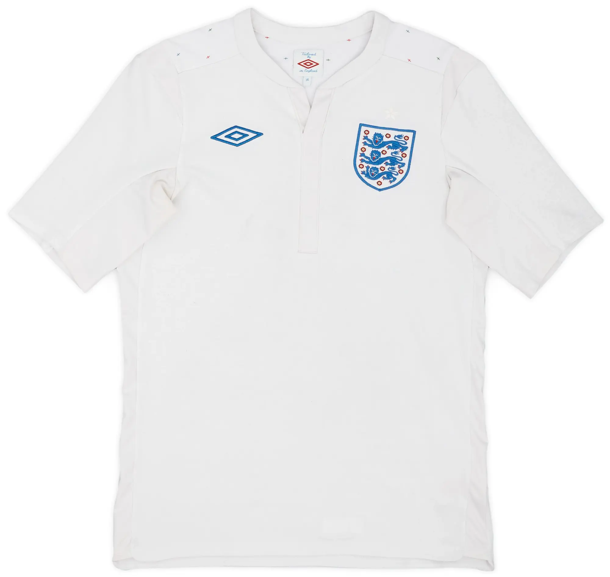 Umbro 2010-11 England Home Shirt - 6/10 - (S)
