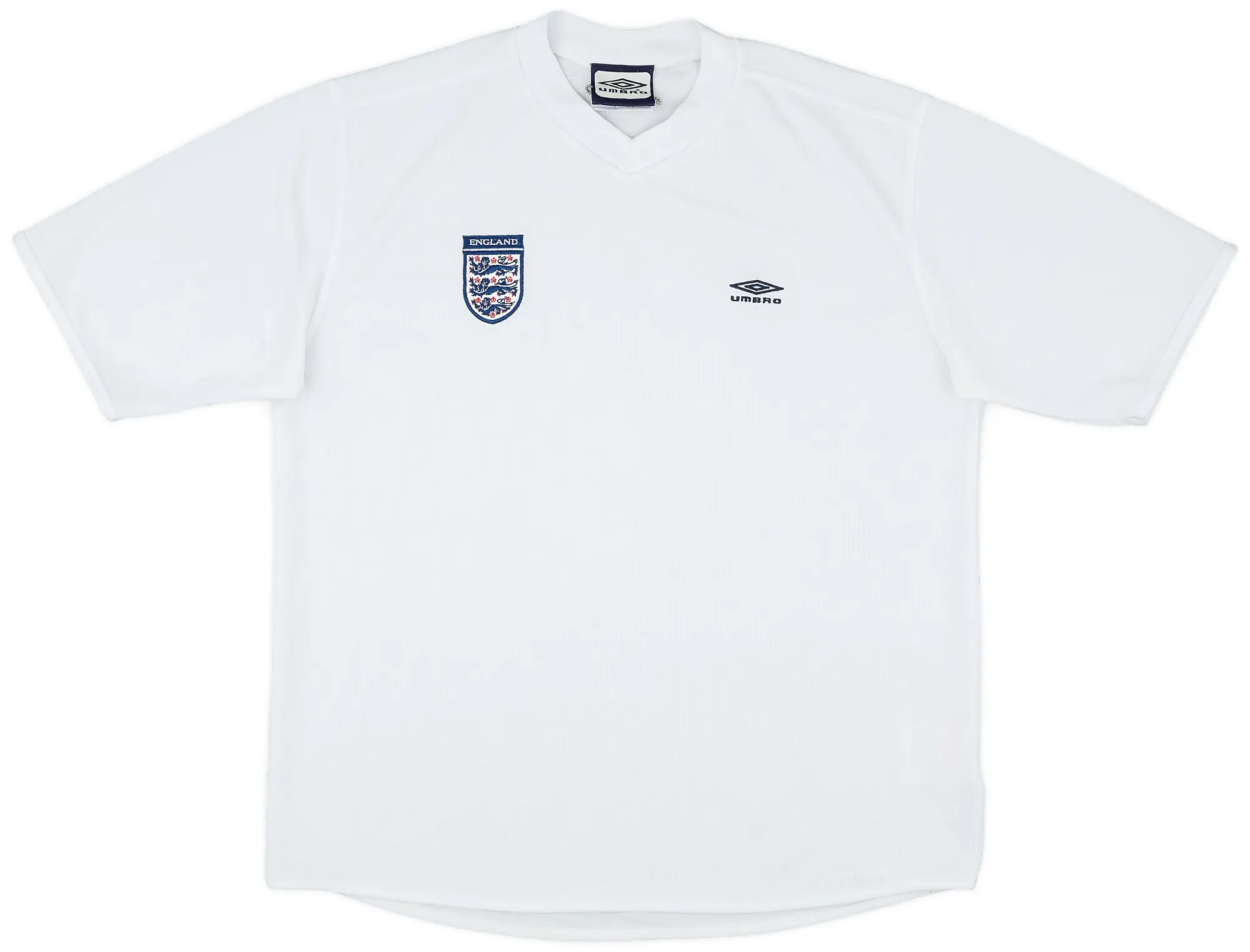 2001-02 England Umbro Training Shirt - 9/10 - (XL)