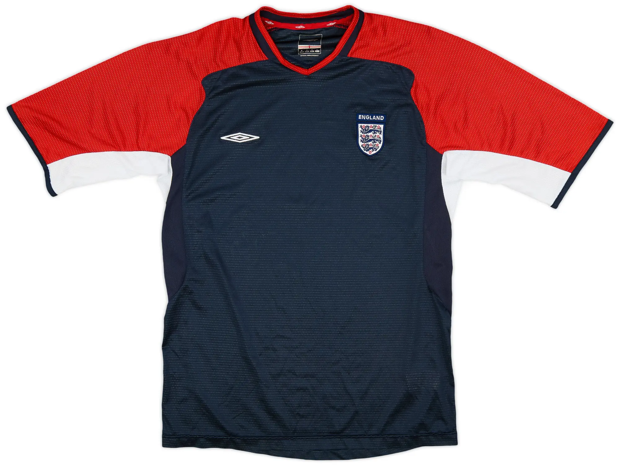 2005-06 England Umbro Training Shirt - 8/10 - (M)