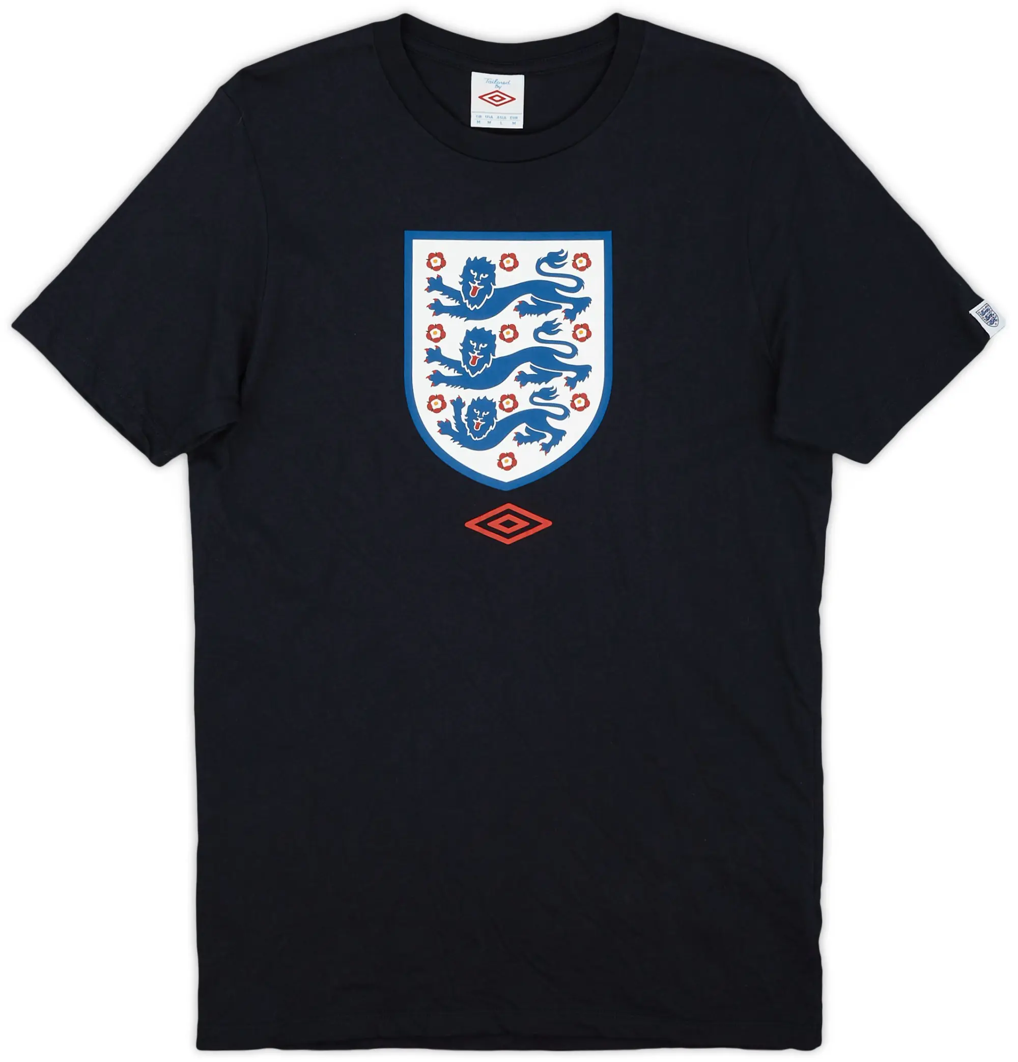 2011-12 England Umbro Graphic Tee - 8/10 - (M)