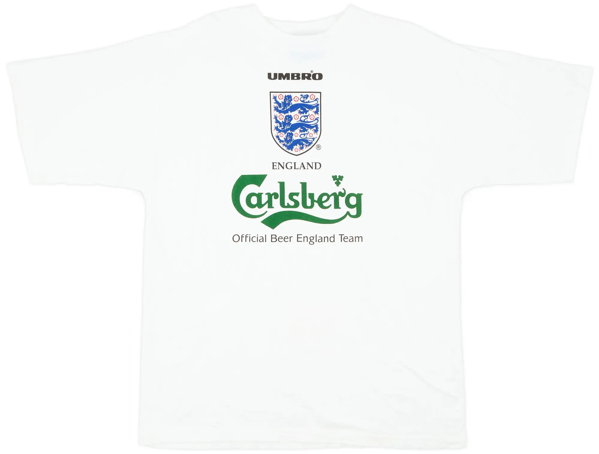 1996-97 England Umbro Cotton Tee - 8/10 - (XL)