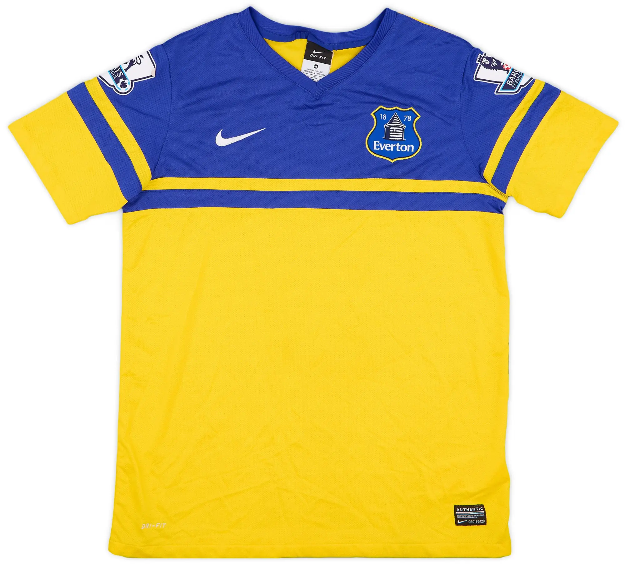Nike 2013-14 Everton Away Shirt Lukaku #17 - 6/10 - (XL.Boys)