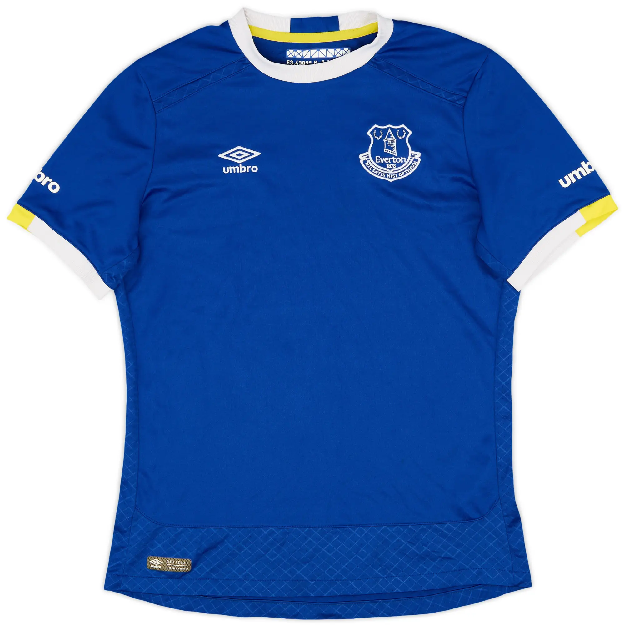 Umbro 2016-17 Everton Home Shirt - 8/10 - (XL.Boys)