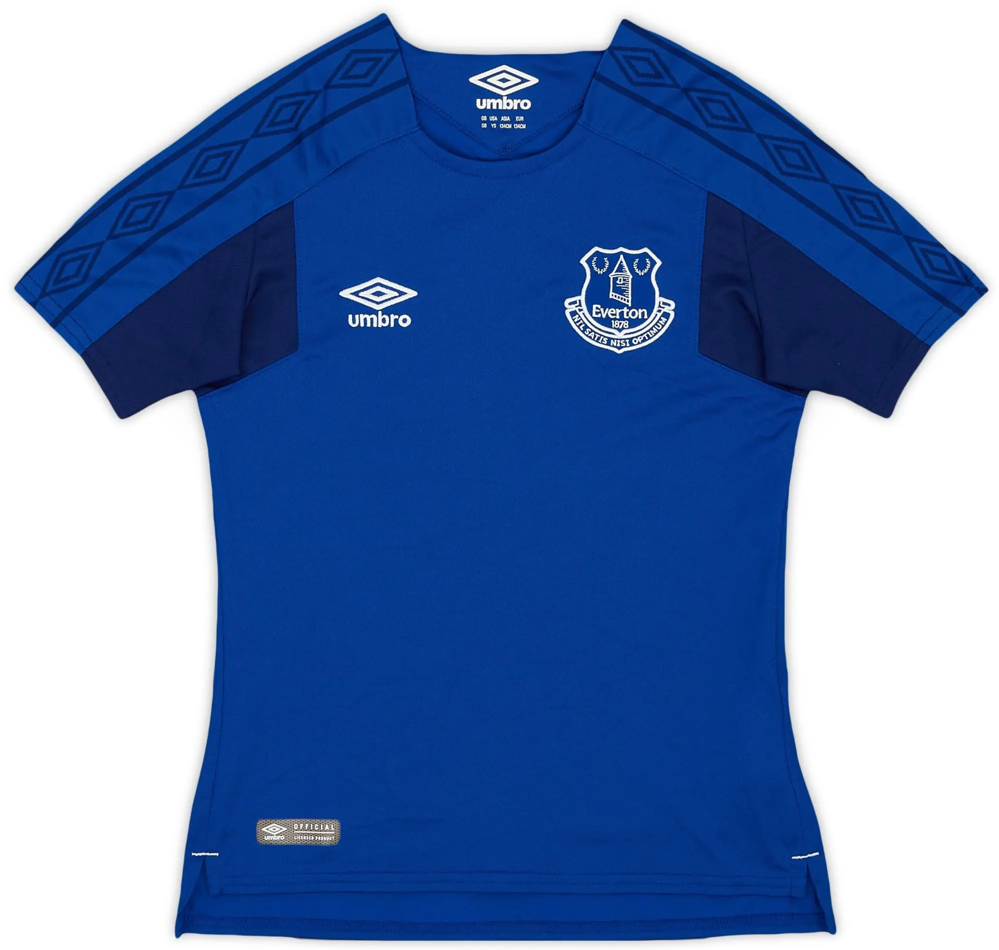 Umbro 2017-18 Everton Home Shirt - 9/10 - (S.Boys)