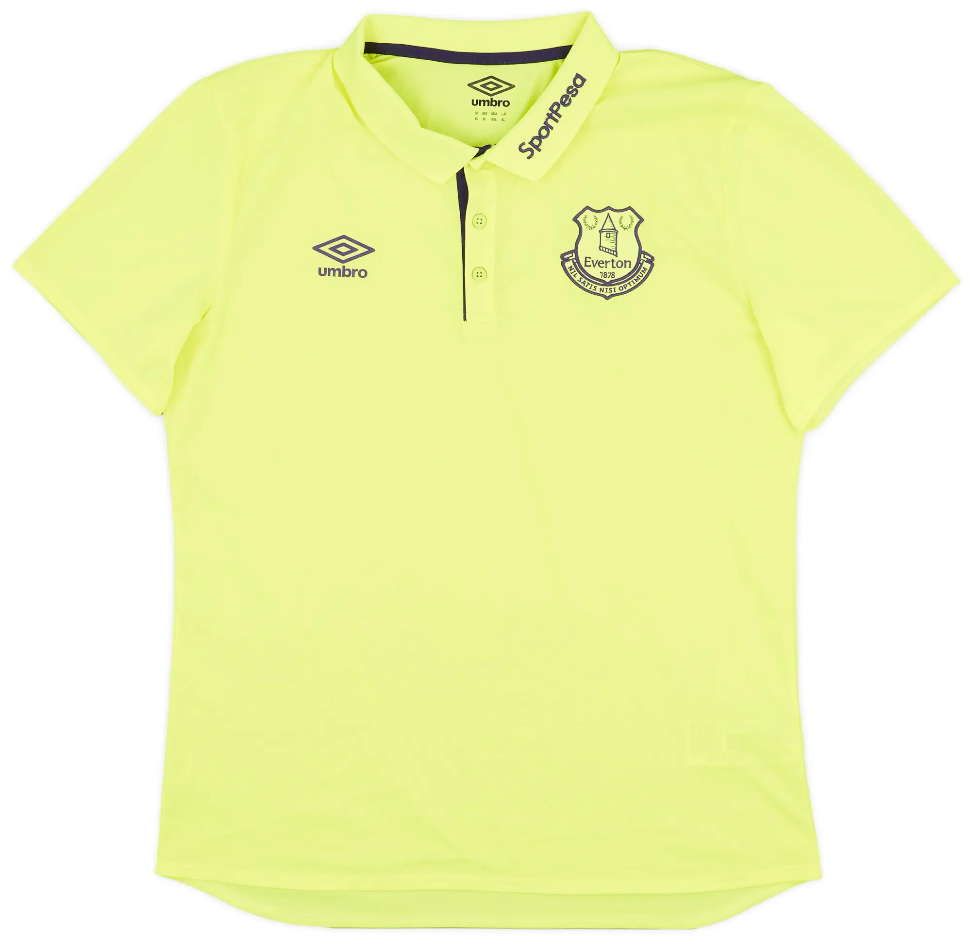 2018-19 Everton Umbro Polo Shirt - 8/10 - (XL)