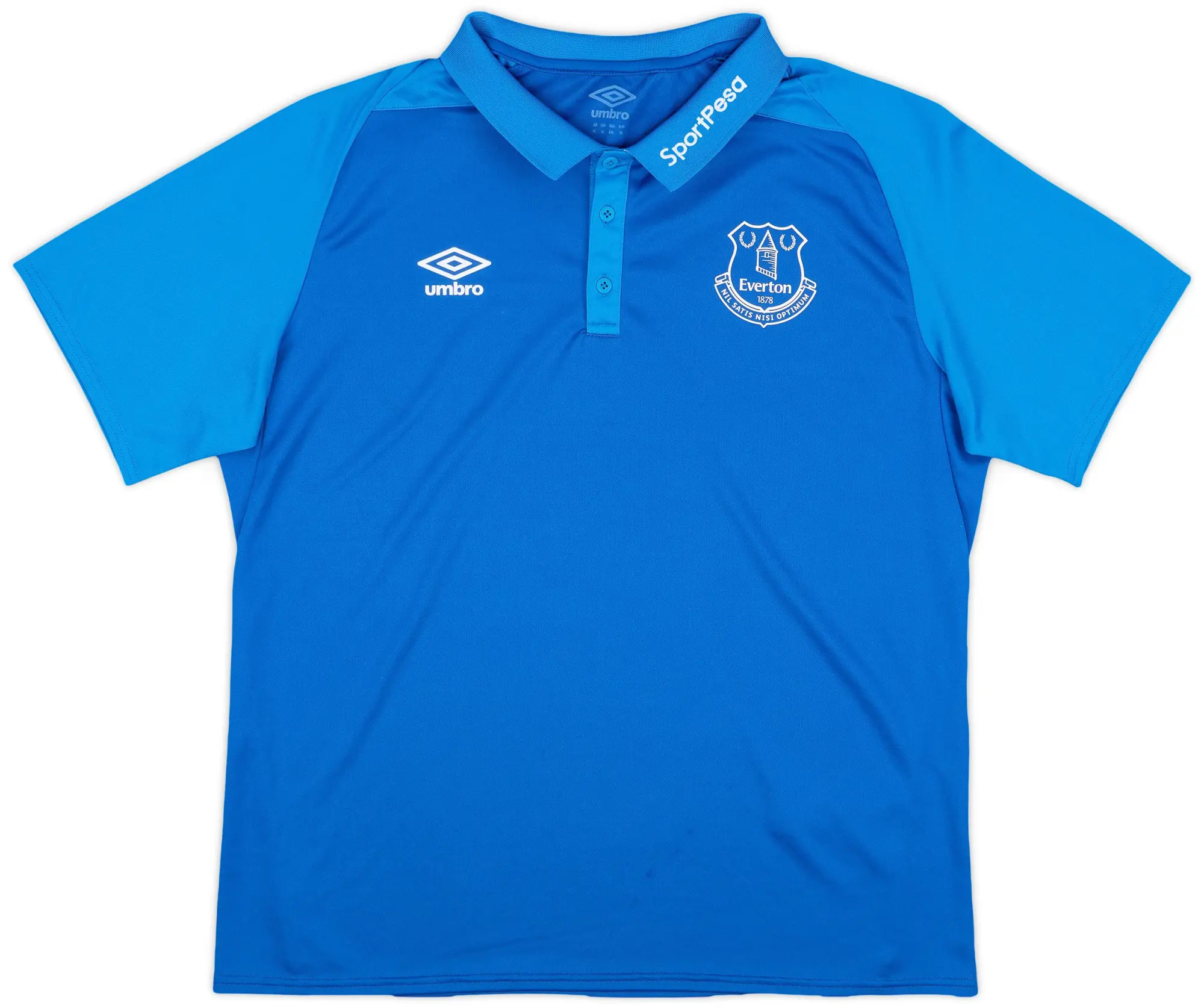 2018-19 Everton Umbro Polo Shirt - 9/10 - (XL)