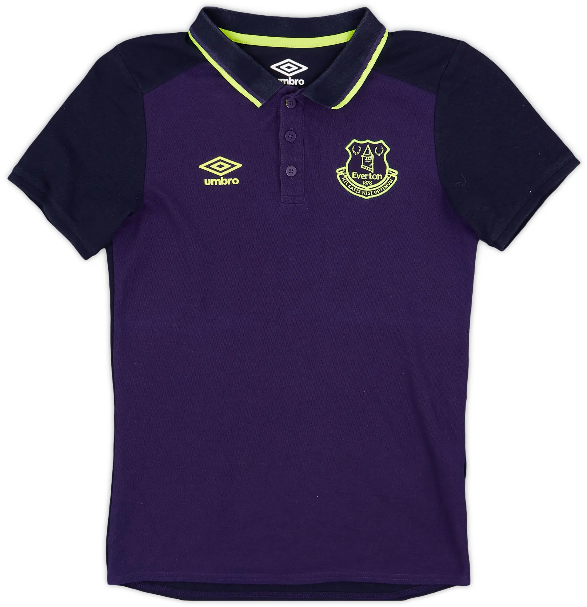 2017-18 Everton Umbro Polo Shirt - 9/10 - (L.Boys)