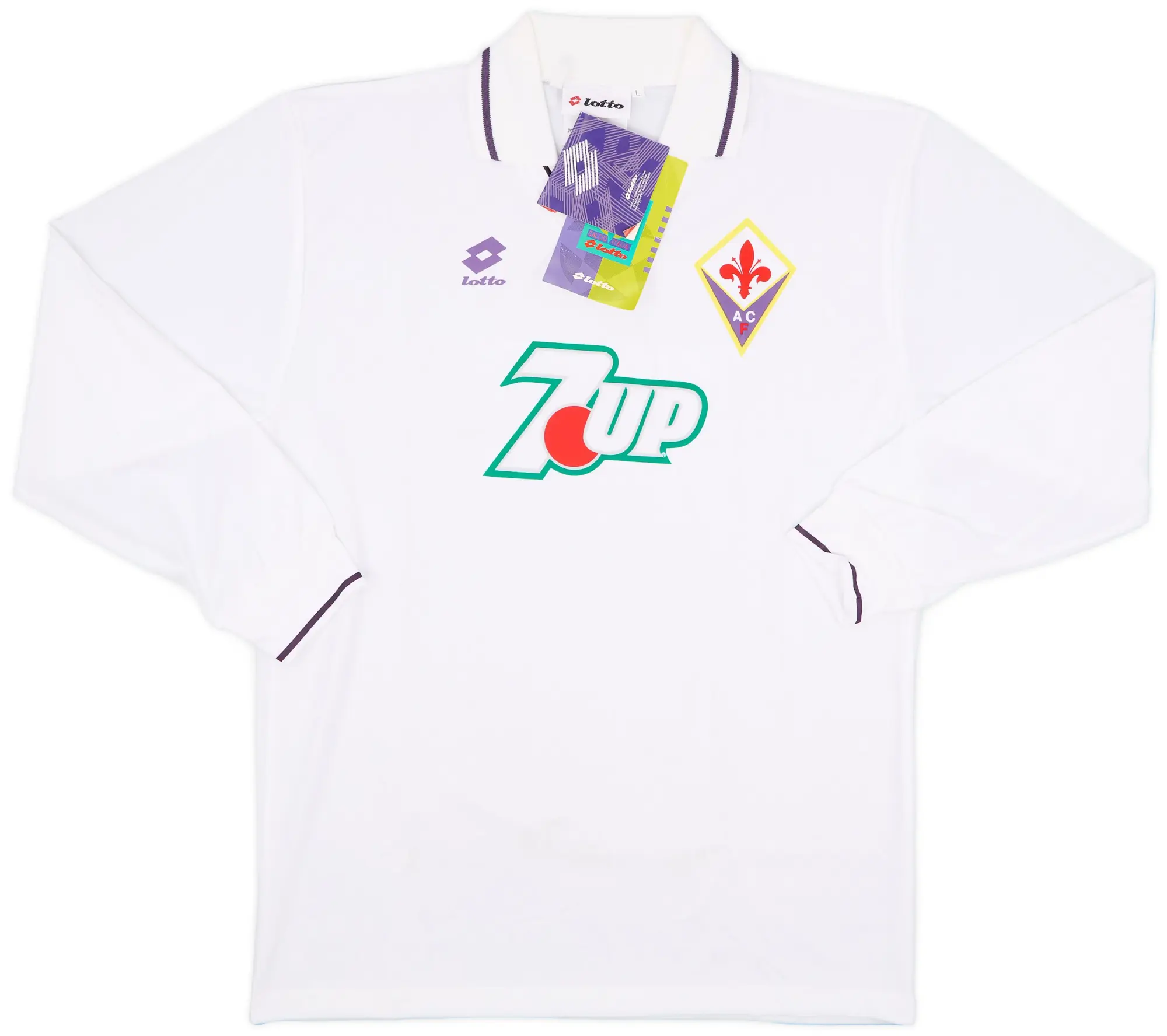 Lotto 1992-93 Fiorentina Third L/S Shirt (L)