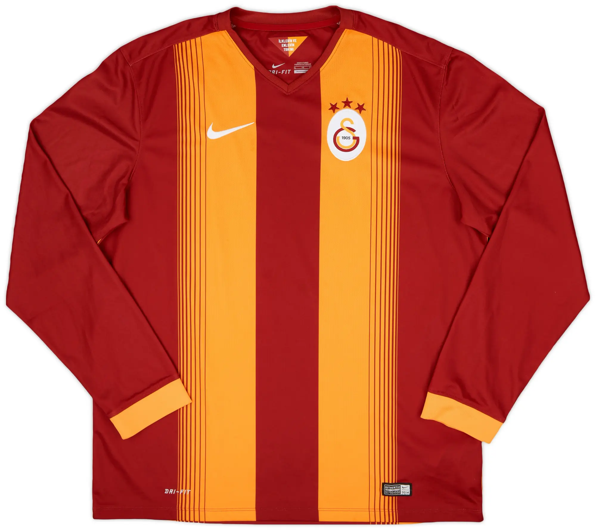 Nike 2014-15 Galatasaray Home L/S Shirt - 9/10 - (XL)
