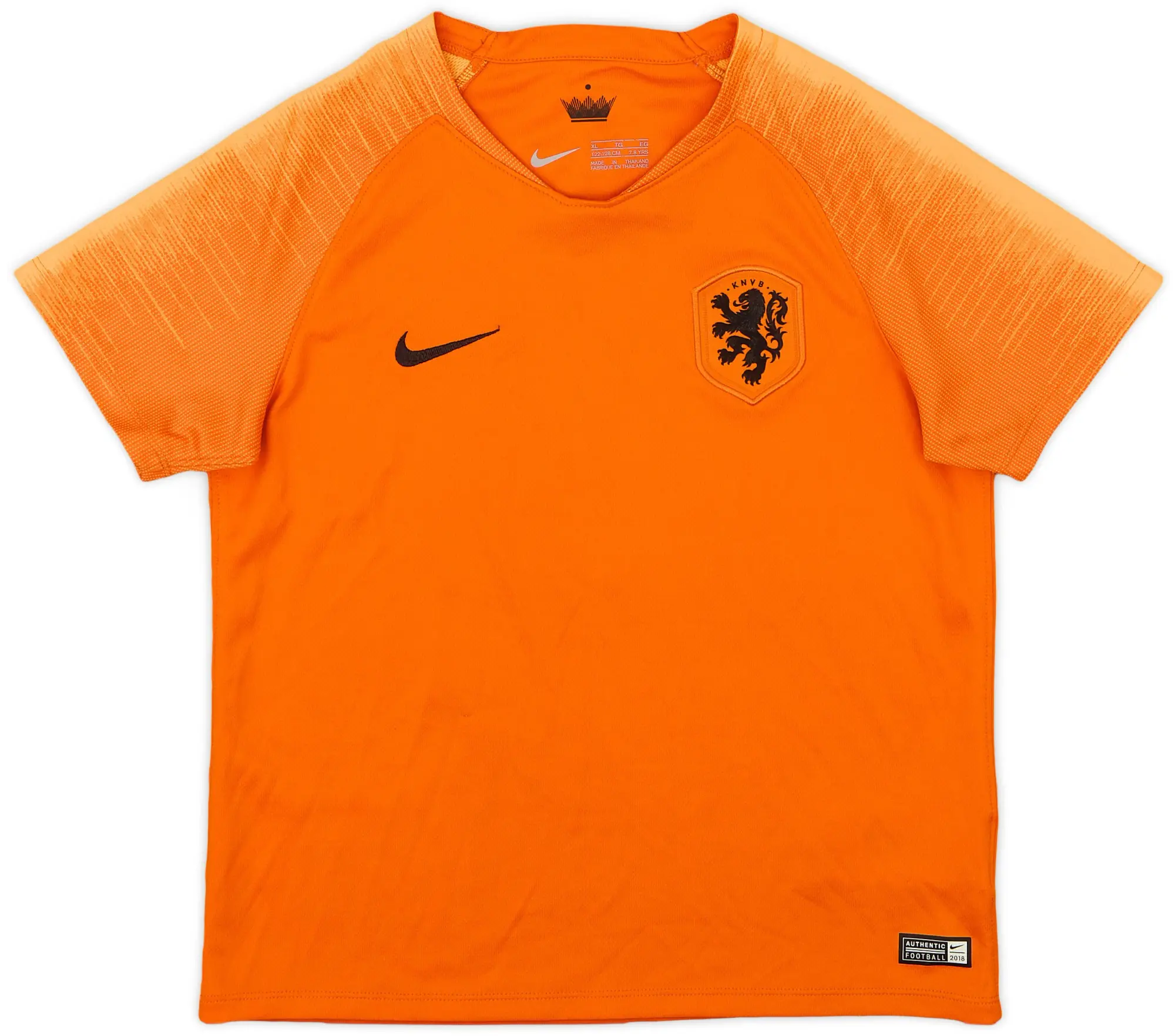 Nike 2018-19 Netherlands Home Shirt - 9/10 - (7-8 Years)