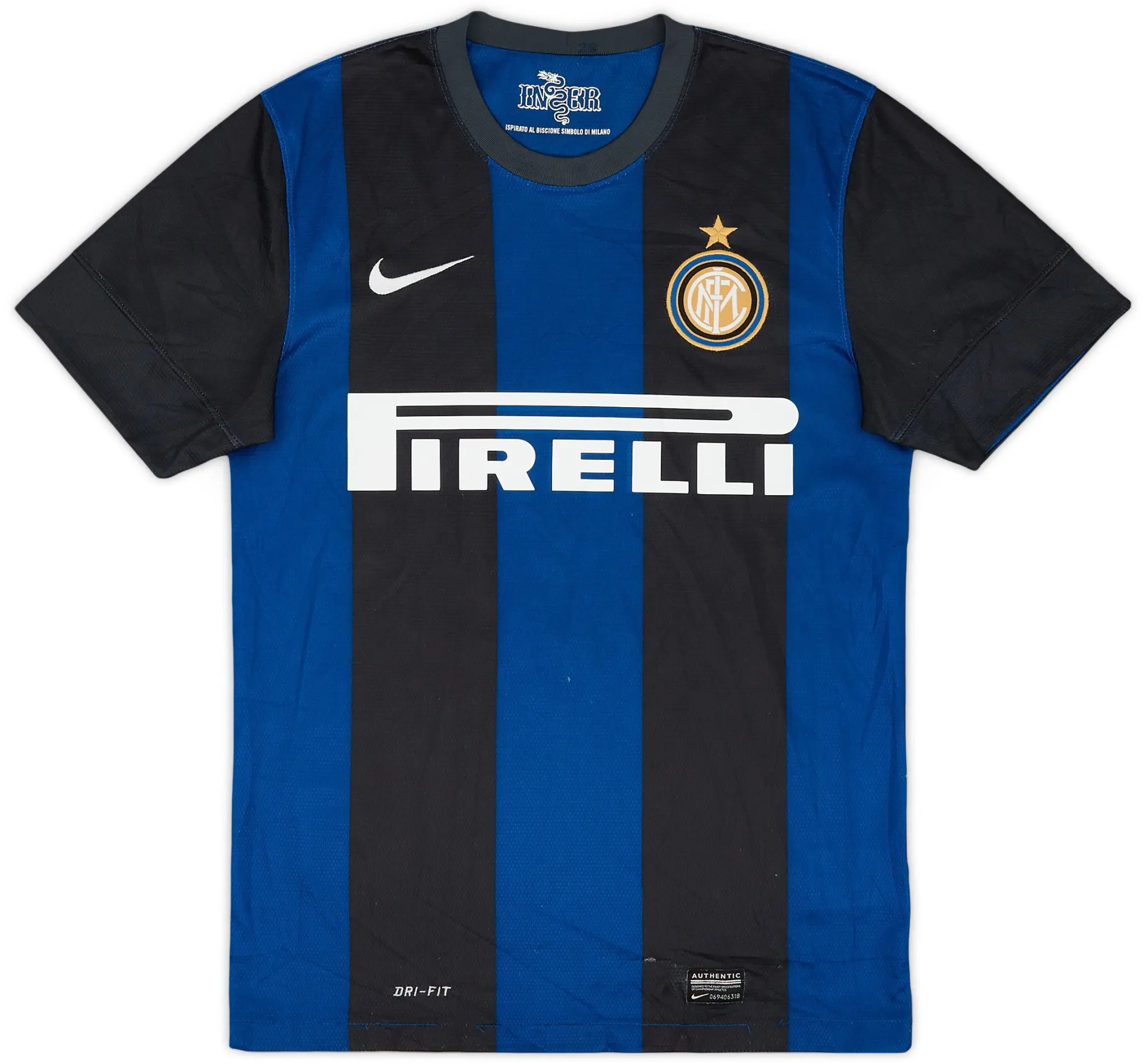 Nike 2012-13 Inter Milan Home Shirt - 5/10 - (S)