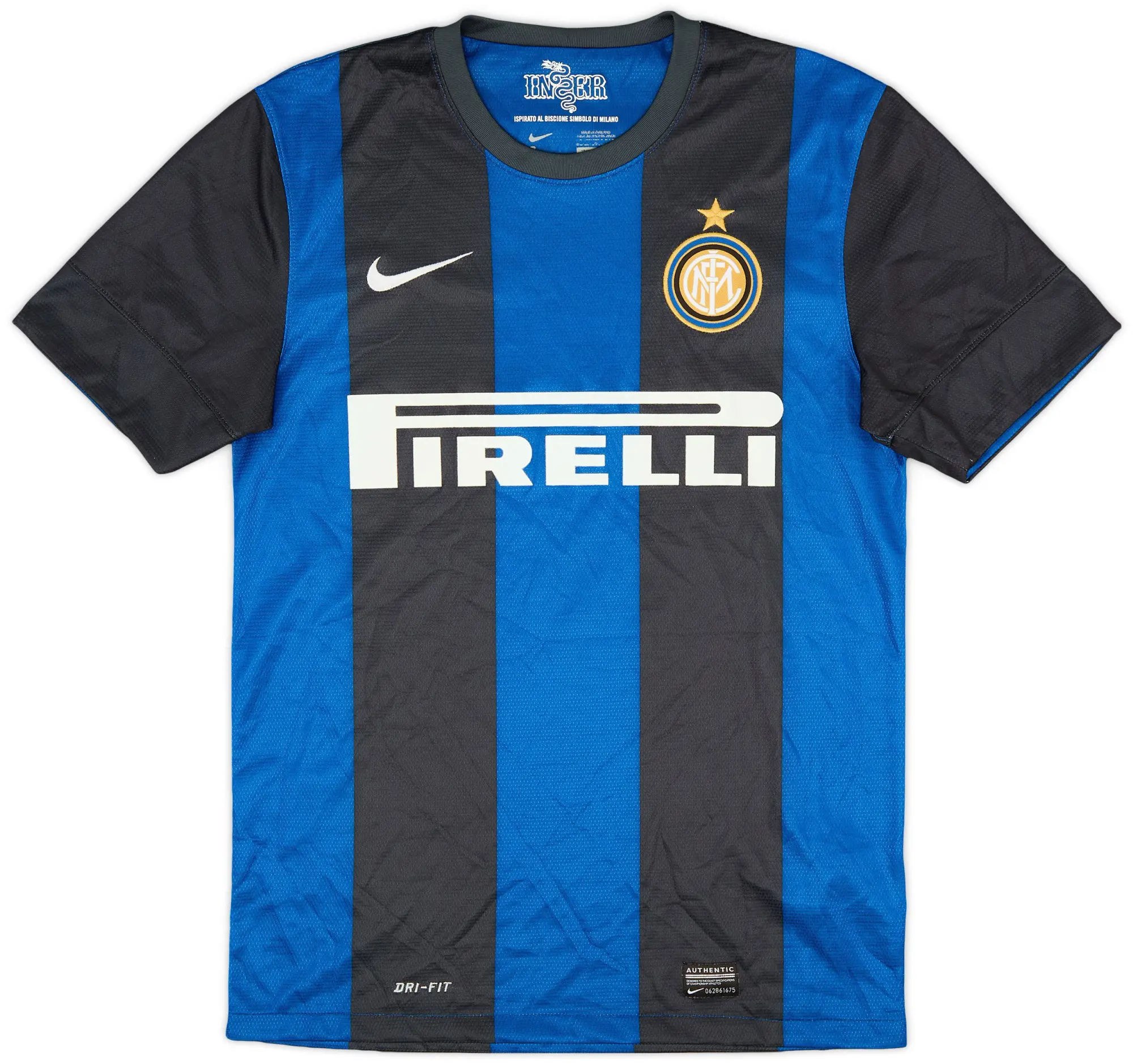 Nike 2012-13 Inter Milan Home Shirt - 8/10 - (S)