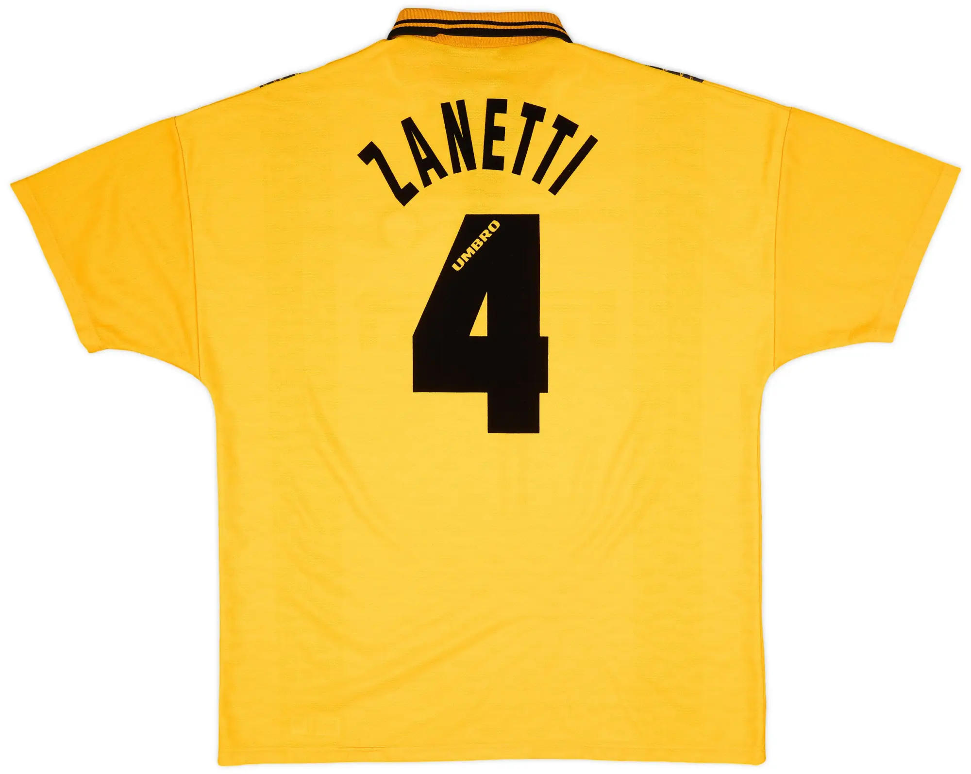 Umbro 1996-97 Inter Milan Third Shirt Zanetti #4 - 6/10 - (XL)