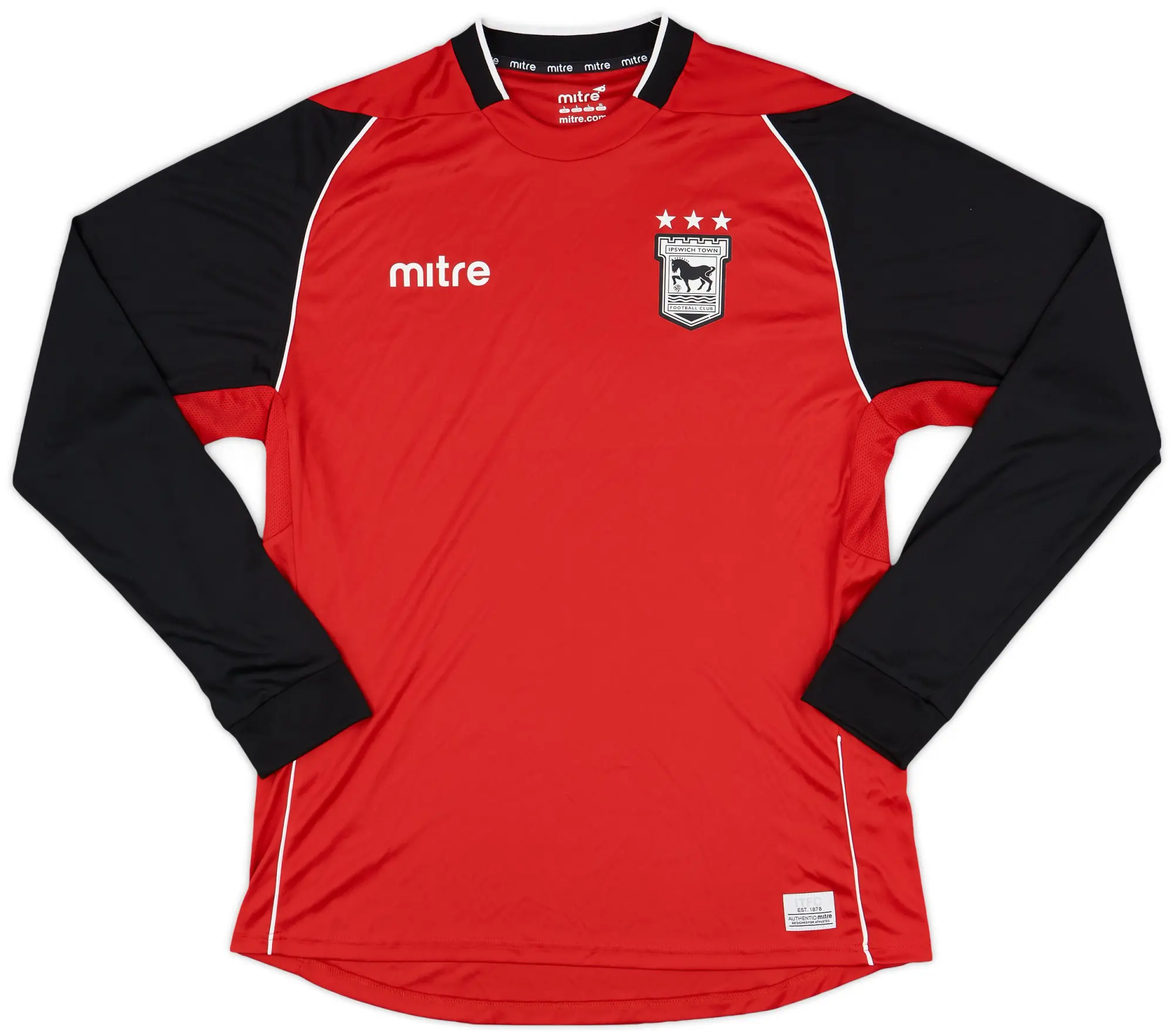 2013-14 Ipswich Away L/S Shirt - 9/10 - (L)