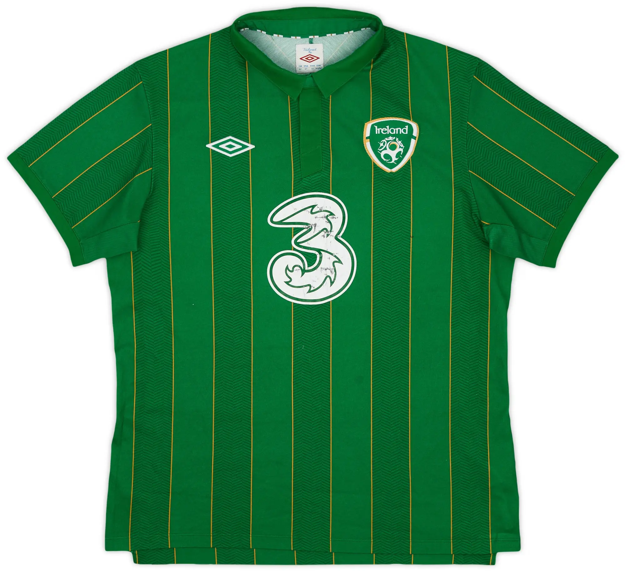 Umbro 2011-12 Ireland Home Shirt - 5/10 - (L)