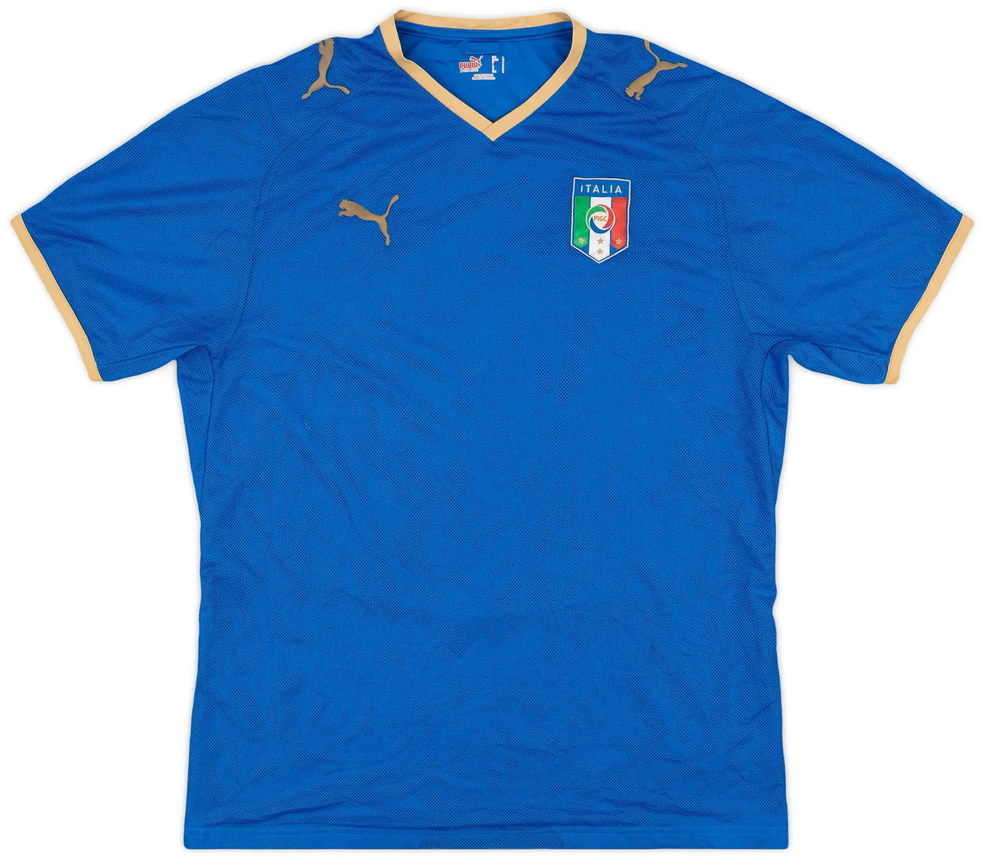 Puma 2007-08 Italy Home Shirt - 8/10 - (S)