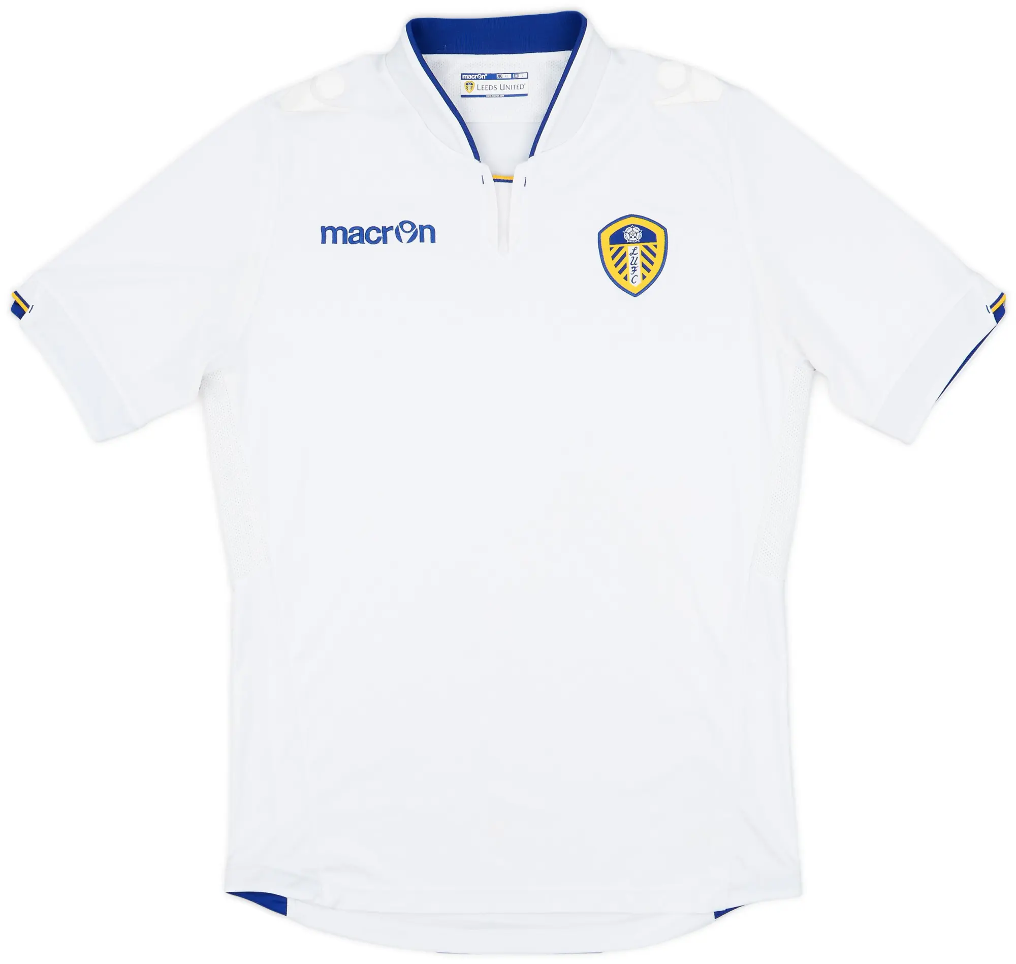 Macron 2014-15 Leeds United Home Shirt - 8/10 - (XL)